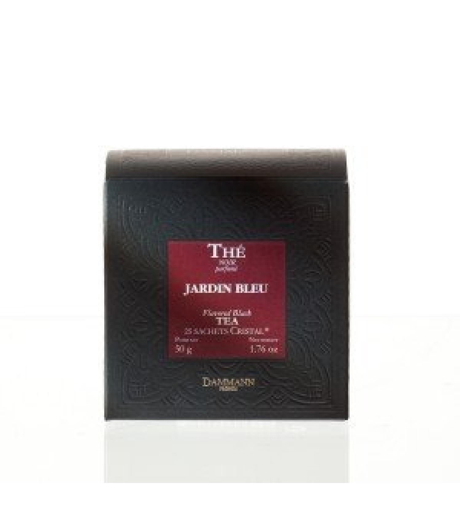 Dammann Fr res Dammann Fr res crystal tea bags Black Garden Blue - 50 g (25 bags)