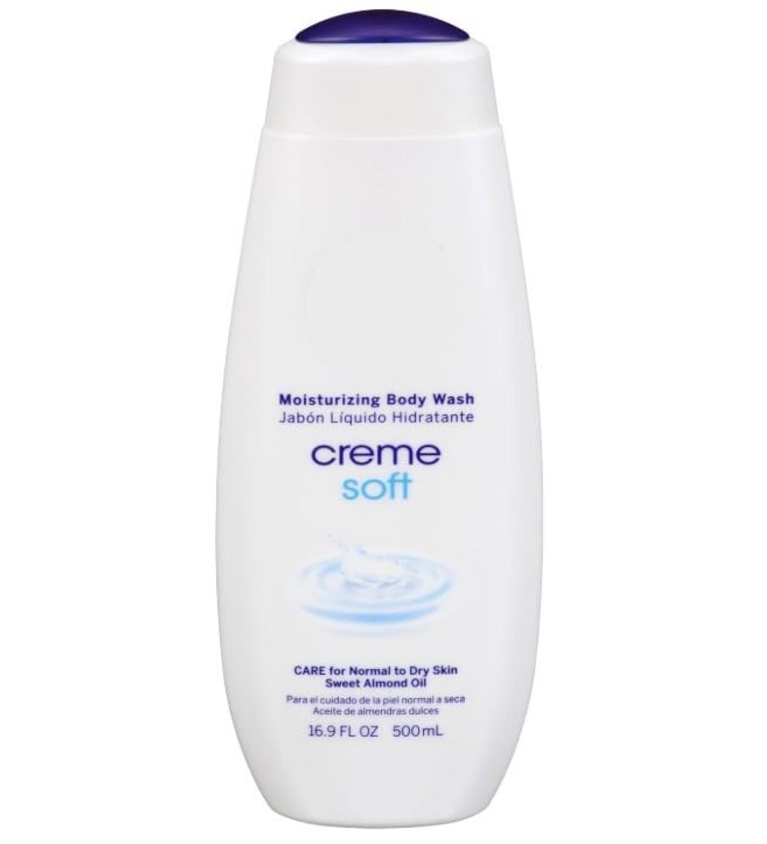 JEM RETAIL Creme Soft Moisturizing Body Wash Sweet Almond Oil Normal to Dry Skin 16.9 fl oz