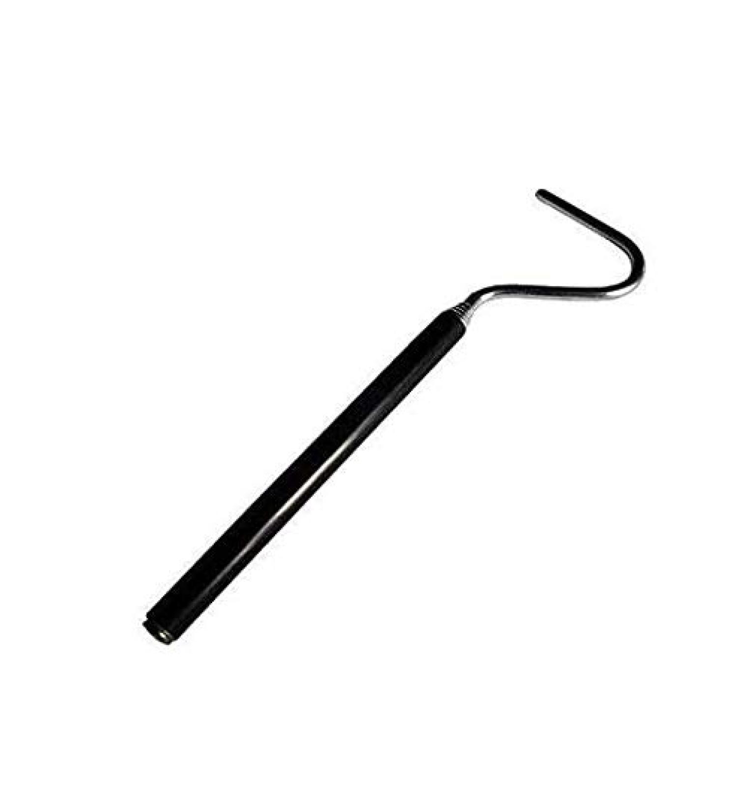 Black Premium Extra Long Collapsible Stainless Steel Snake Hook Extends to 39 inches Catch and Handle Corn Snakes King Snakes Rosy Boas Ball Pythons and Other Small Snakes Up to 2 Pounds - Buy Online on GoSupps.com