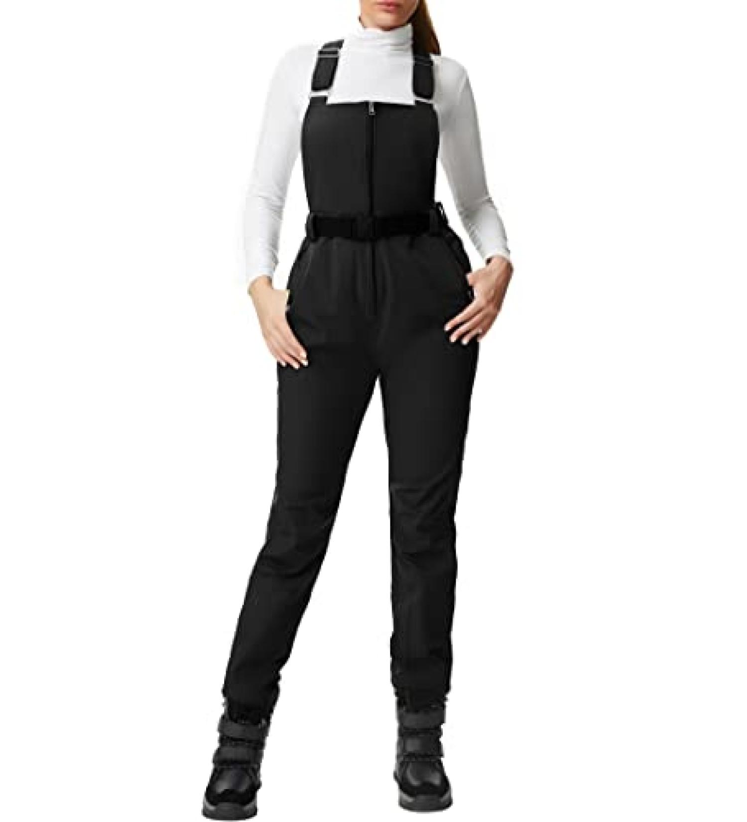 JACK SMITH Women's Insulated Waterproof Ski Bib Overalls - Black - Large - Buy Online on GoSupps.com