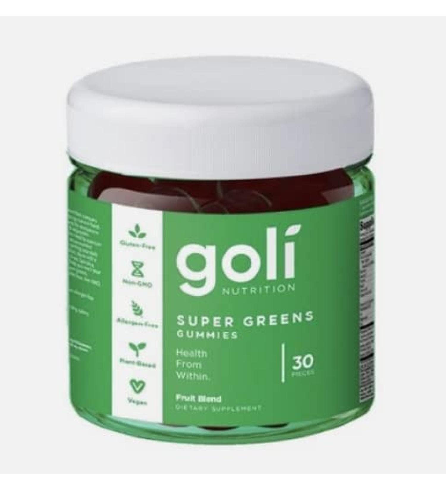 Organic Goli Supergreens: Nutrient-Packed Superfood Blend - Buy Online on GoSupps.com