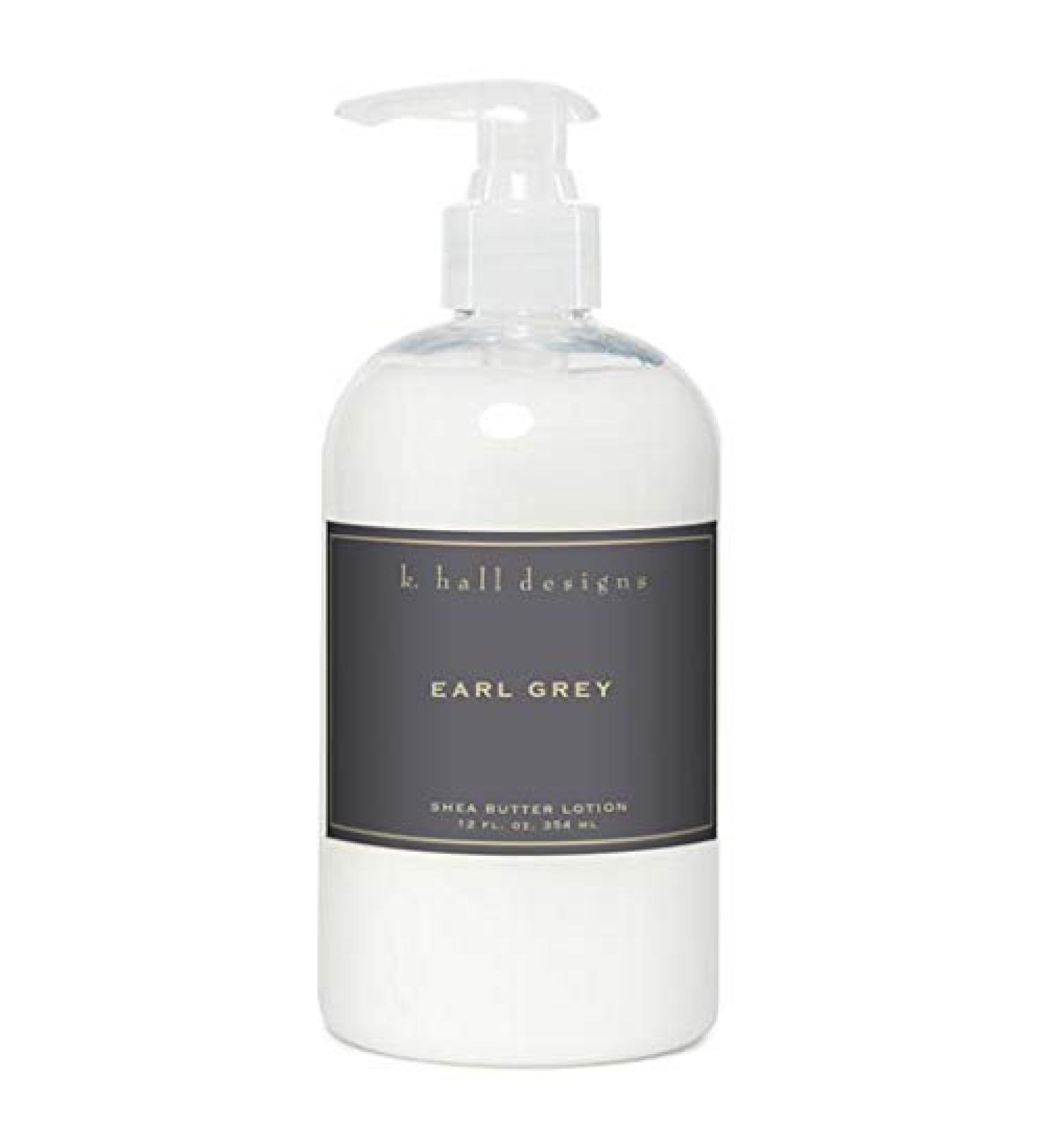 K Hall Designs Shea Butter Lotion - Earl Grey