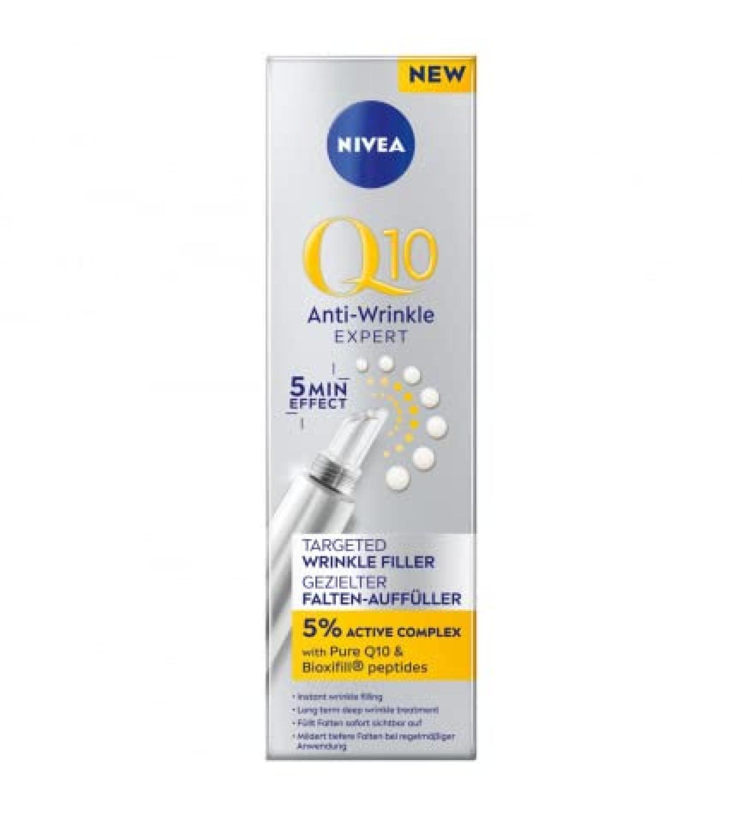 Nivea Q10 Anti-Wrinkle Power Expert Targeted Wrinkle Filler Serum 15ml - Buy Online on GoSupps.com