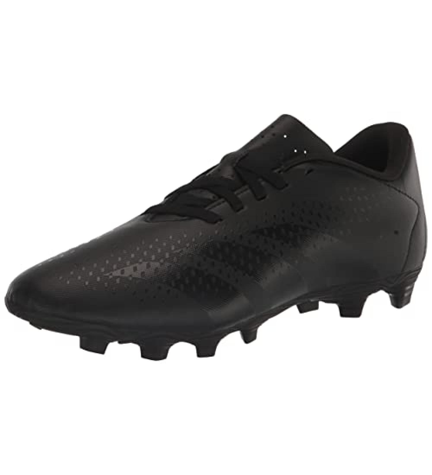 adidas Unisex Accuracy.4 Flexible Ground Soccer Shoe - Black/White - Size 9 Women/8 Men - Buy Online on GoSupps.com