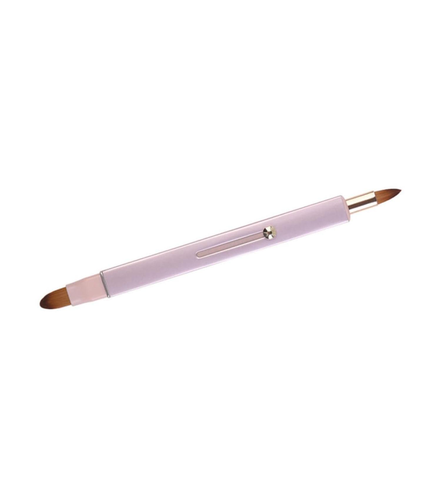 Buy Housoutil Dual-Purpose Lip & Concealer Brush - Mini Telescopic Makeup Brush for Lipsticks & Gloss - Pink Cosmetic Tool - Buy Online on GoSupps.com