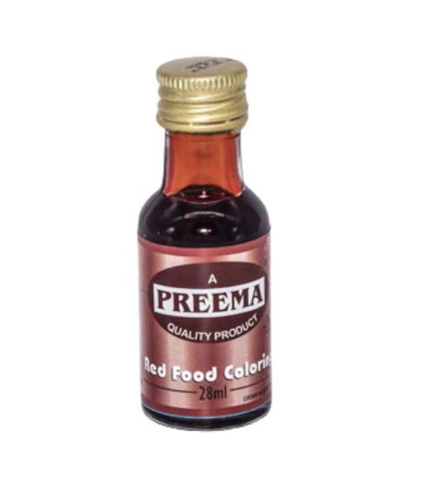 Preema Red Liquid Food Colouring 28ml