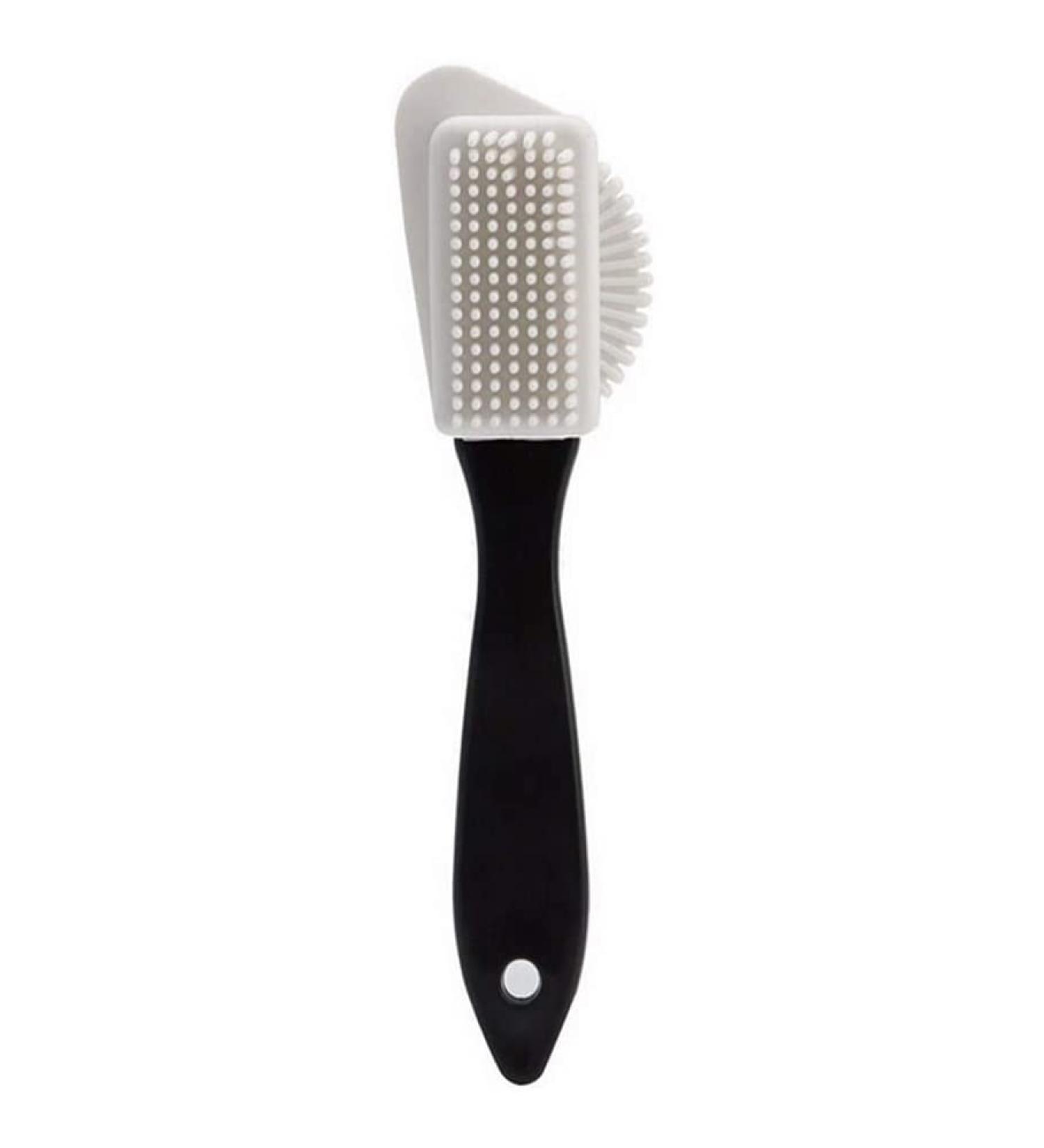 Shoe Brush Suede Shoe Brush 3 Side Cleaning Brush and Eraser Erasers Set Black S Shaped Shoes Cleaner Brush - Buy Online on GoSupps.com