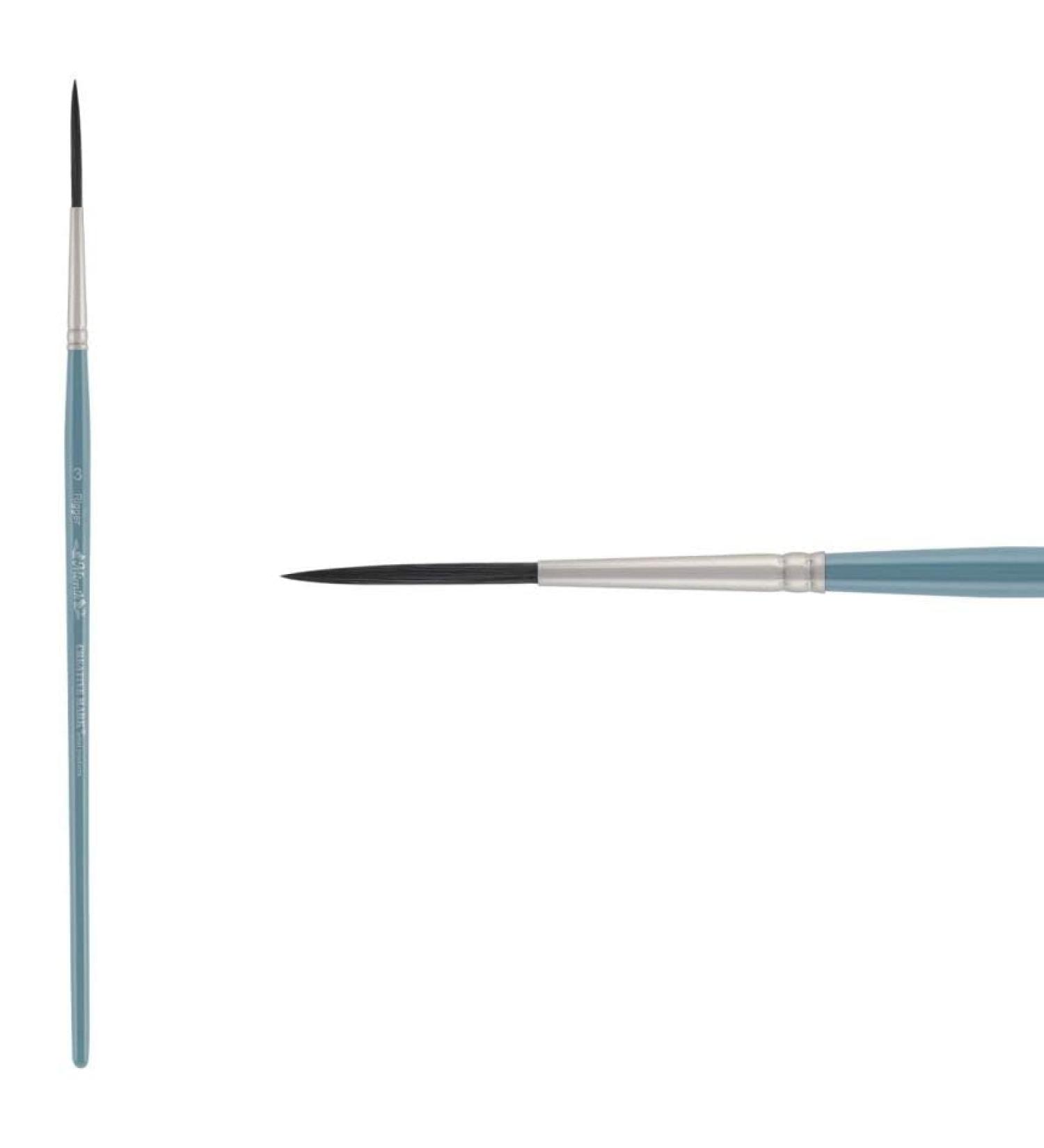 Creative Mark Mimik Synthetic Squirrel Hair Watercolor Brushes - Animal-Friendly Brushes for Painting & Crafts - Rigger 3 - Set of 3 - Buy Online on GoSupps.com