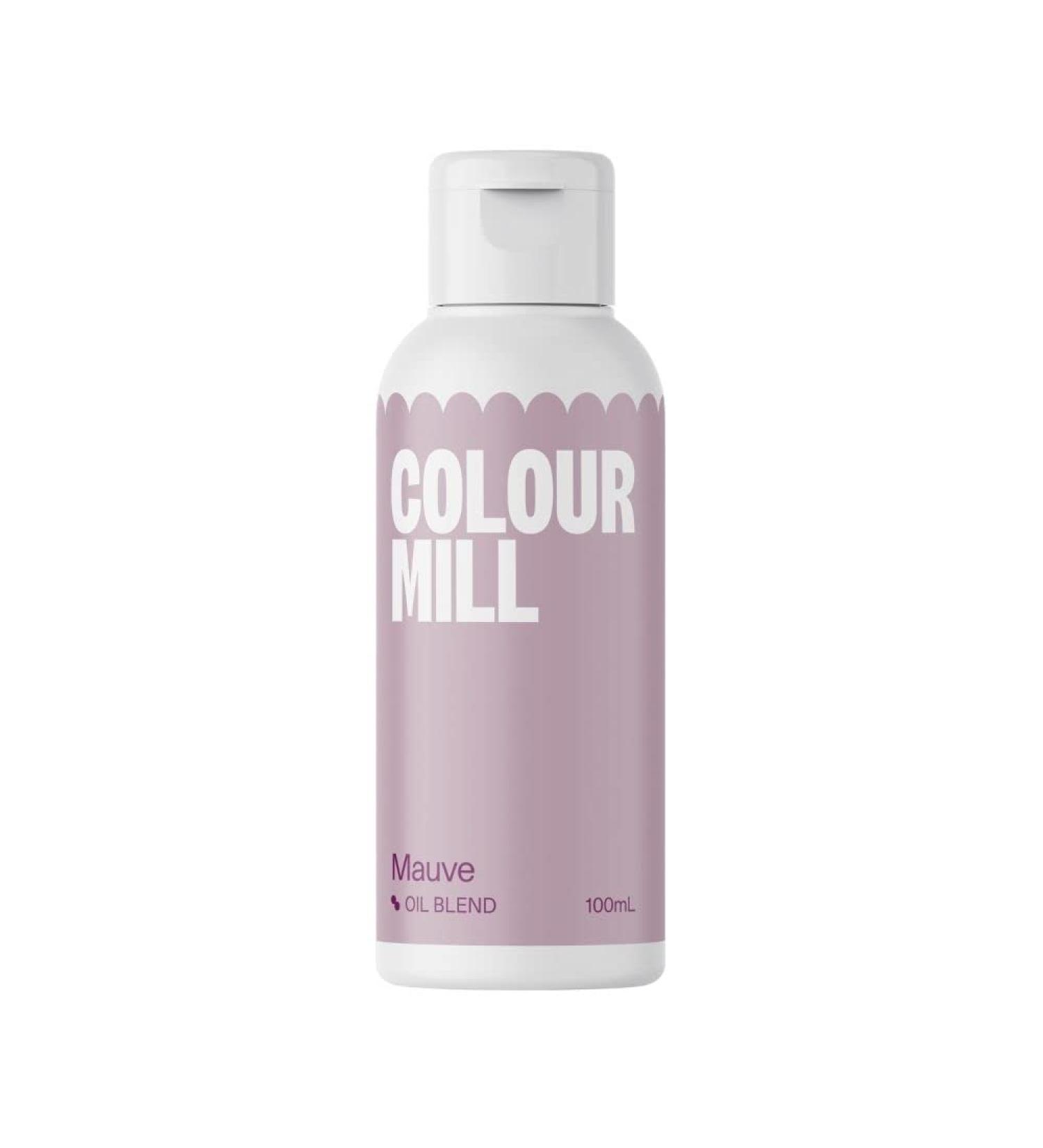 Colour Mill Food Colouring - Mauve Food Colouring 100ml - Perfect for Cake Baking - Premium Oil Based Edible Food Colouring Liquid - Vegan Food Colouring - Gluten Free - Buy Online on GoSupps.com