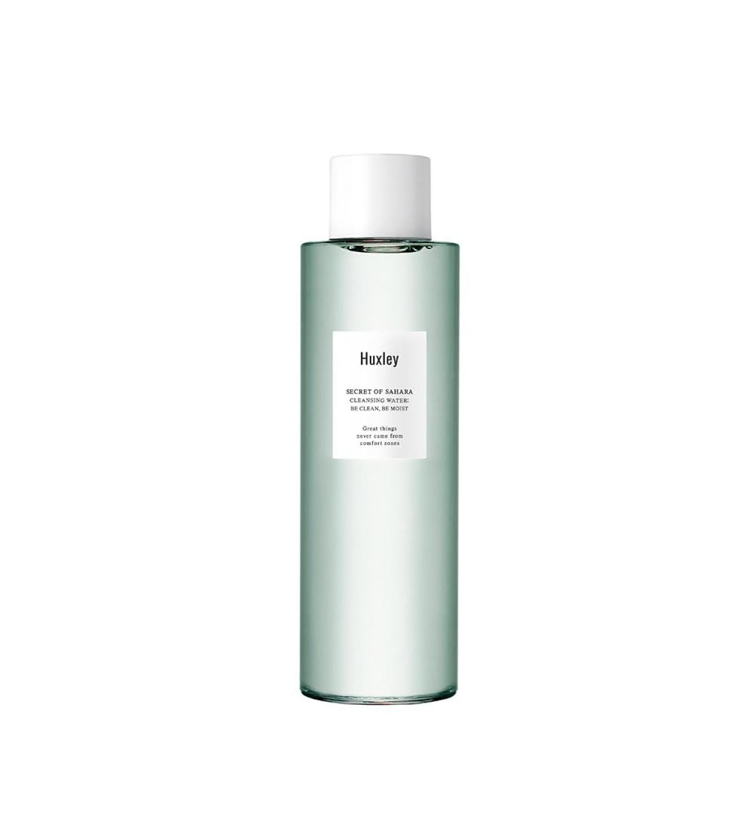 Huxley Secret of Sahara Cleansing Water 300ml | Gentle Makeup Remover & Hydrating Cleanser for All Skin Types | International Shipping Available - Buy Online on GoSupps.com
