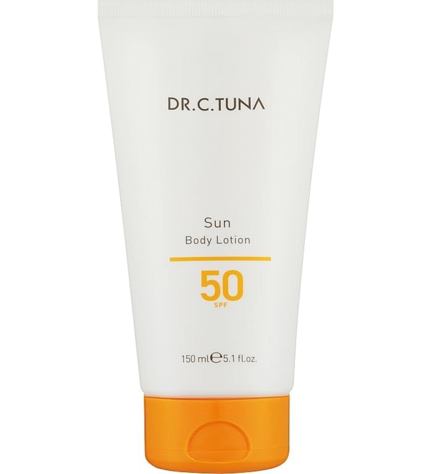 Farmasi Sunscreen Body Lotion SPF 50 150 ml / 5 fl Oz High Protection Broad Spectrum Sun Lotion with Natural Extracts Lightweight Hydrating Non Greasy Formula Daily Sun Care for All Skin Types