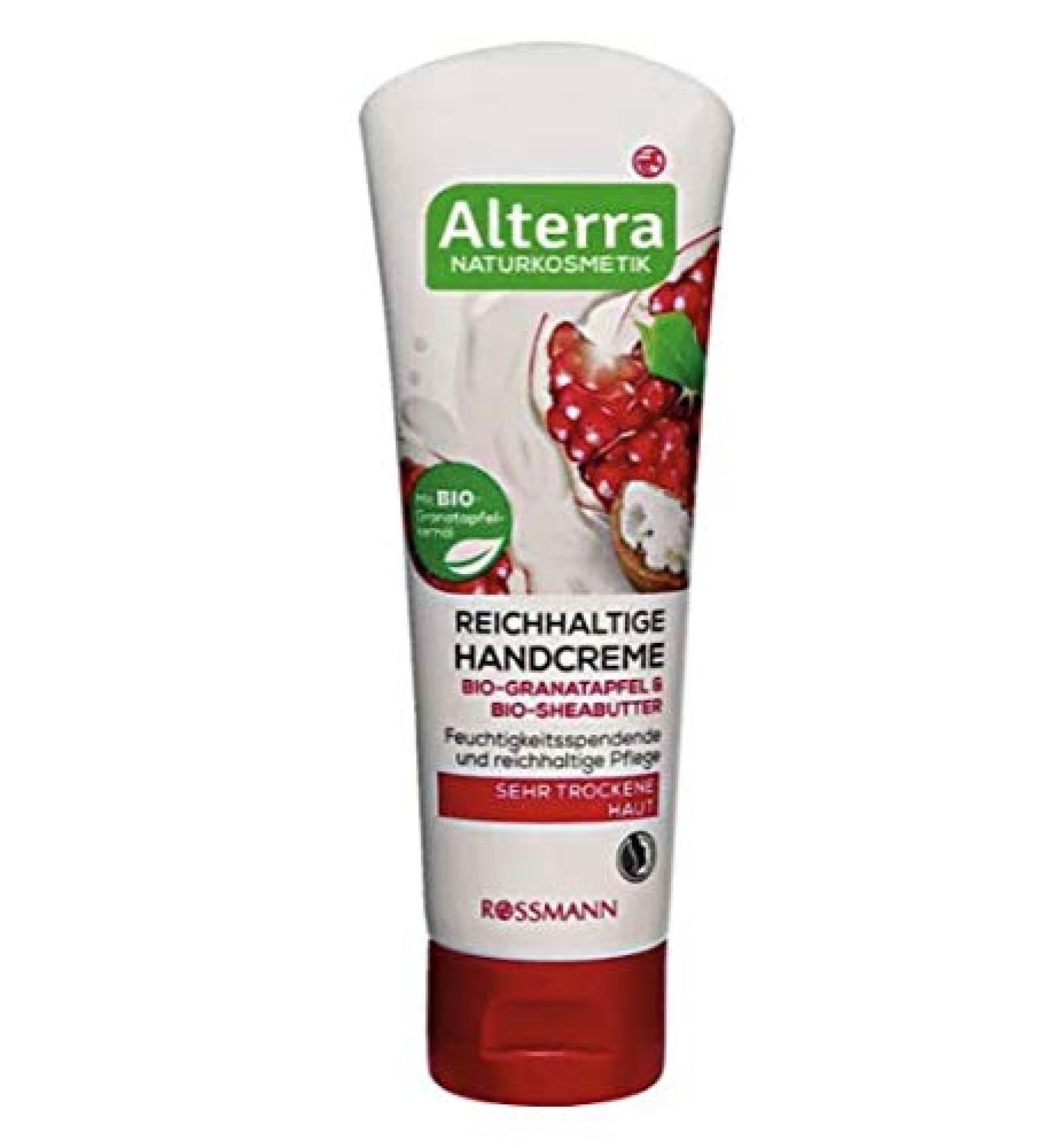 Alterra Rich Hand Cream Organic Pomegranate & Organic Shea Butter 75 ml