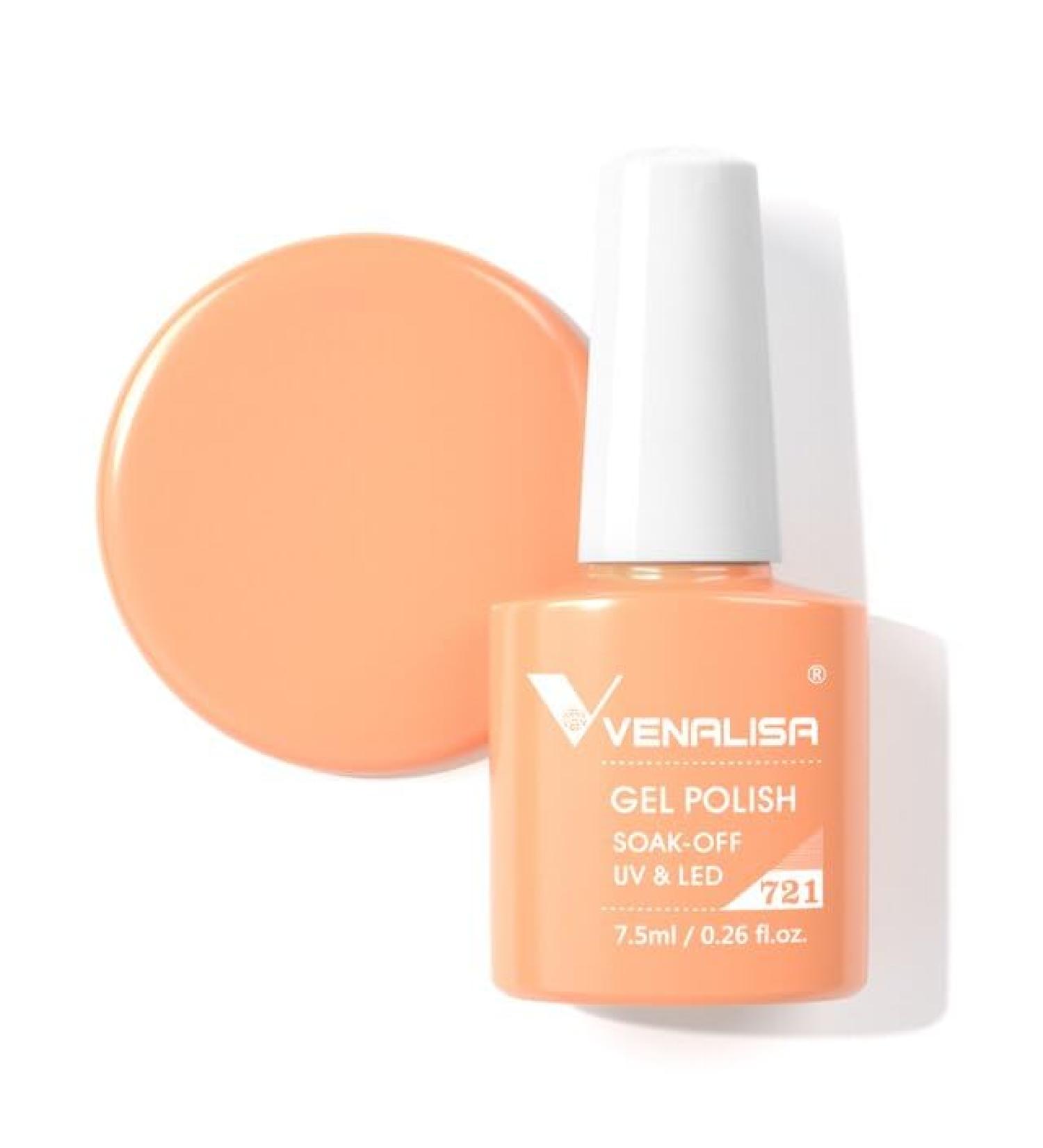 VIP4 7.5ml Gel Nail Polish Hema Free Full Coverage Beautiful Semi Permanent Soak Off UV LED Gel Nail Polish Gel Lacquer - (Color: 721) - Buy Online on GoSupps.com