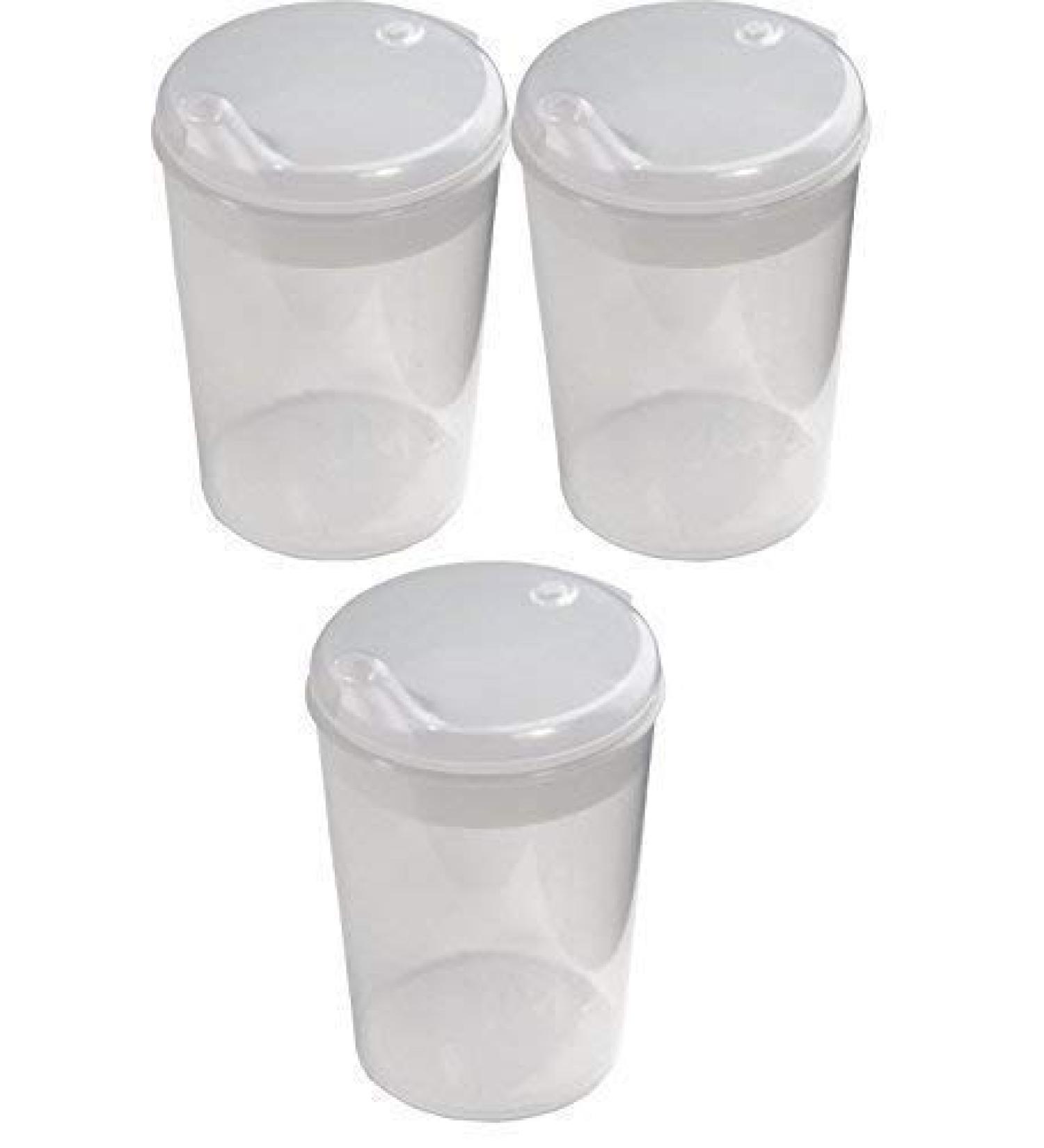 Medi-Inn+ Sippy Cup Set - Transparent 4x4 mm Drinking Cups | 3 Practical Pieces for International Shipping - Buy Online on GoSupps.com