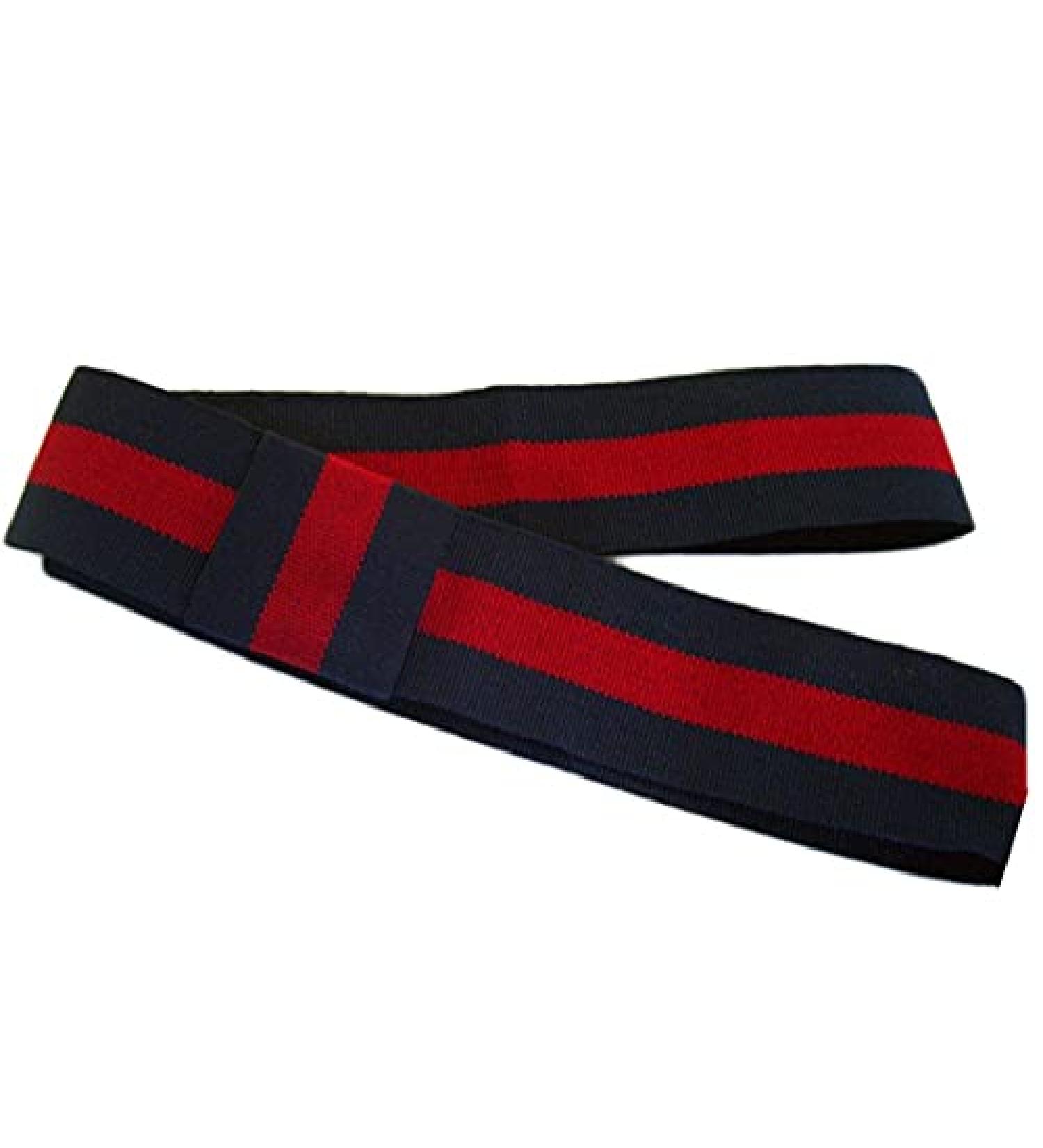 Gamboa Hatbands Dark Blue and Red Large Hat Ribbon for Fedora and Panama Hats - Buy Online on GoSupps.com