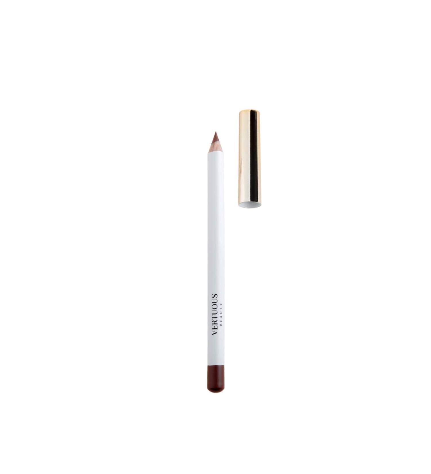  Vertuous Beauty Lip Contour Pencil: Lip Liner Pencil Dark Brown Permanent and Long-Lasting Make-Up for Black Skin - Buy Online on GoSupps.com