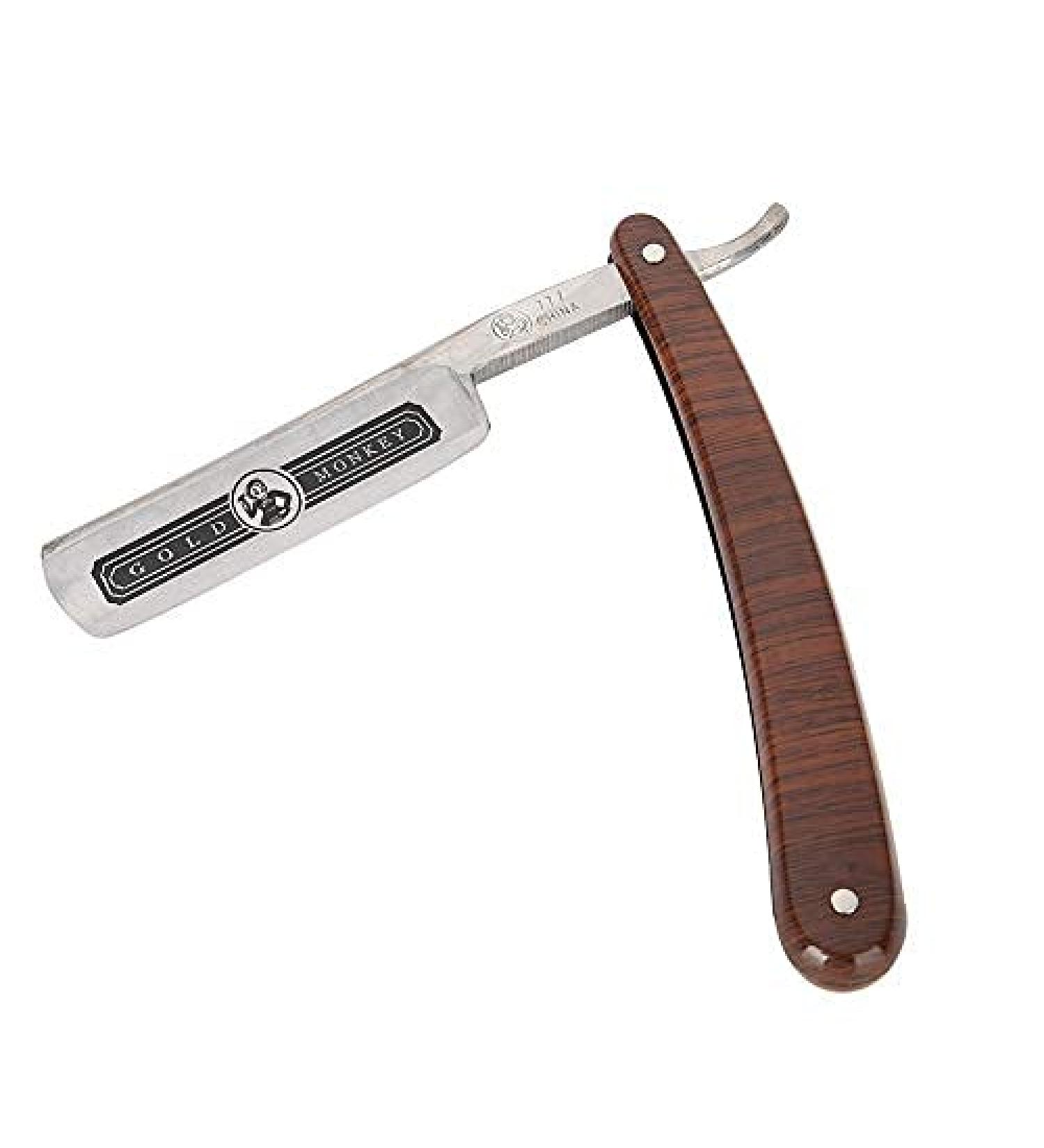 Salmue Professional Barber Razor - Stainless Steel Manual Shaver for Haircut & Beard Removal | International Shipping Available - Buy Online on GoSupps.com