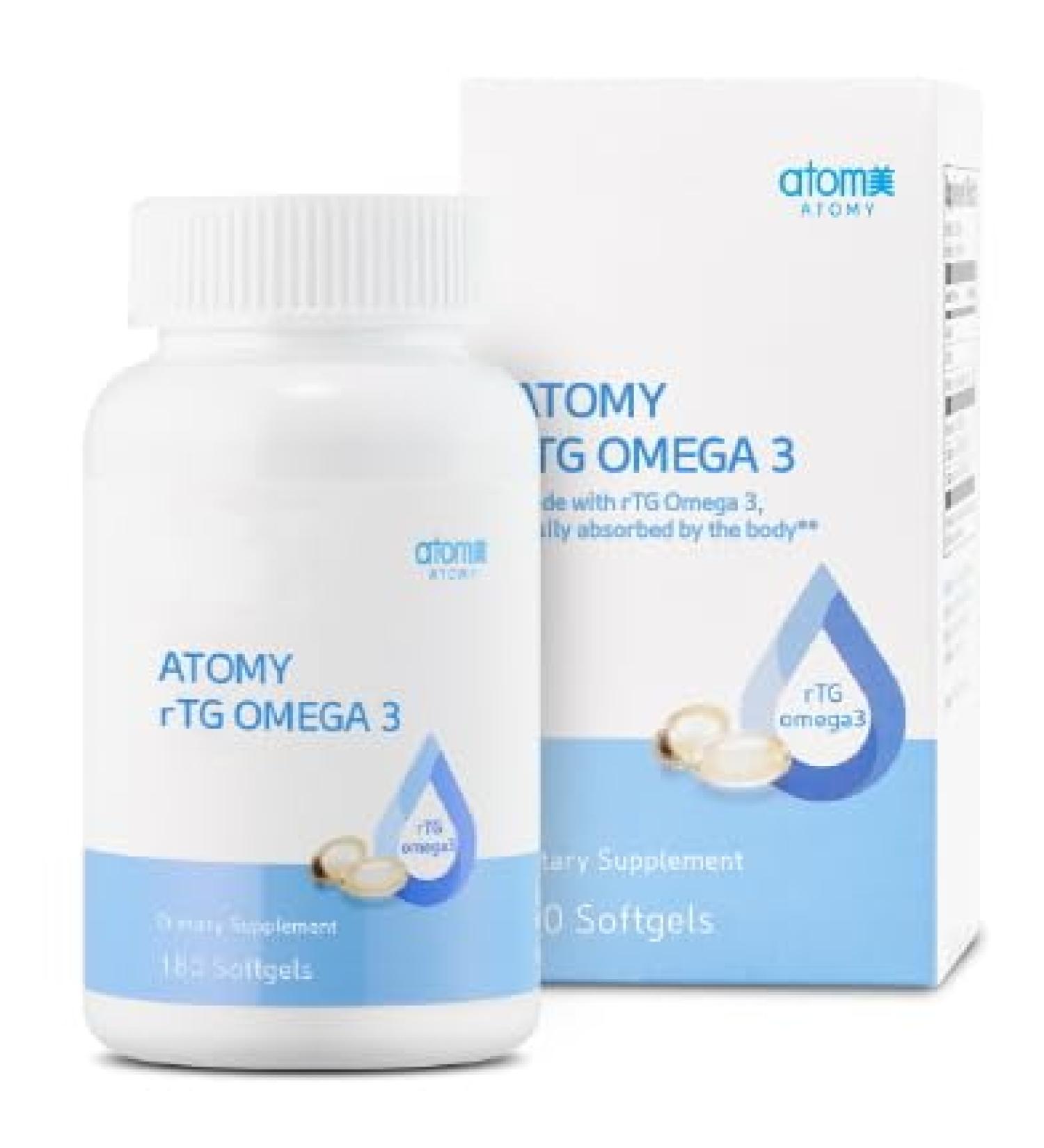 A.T.O.M.Y. rTG Omega 3 510mg x 180 Capsules