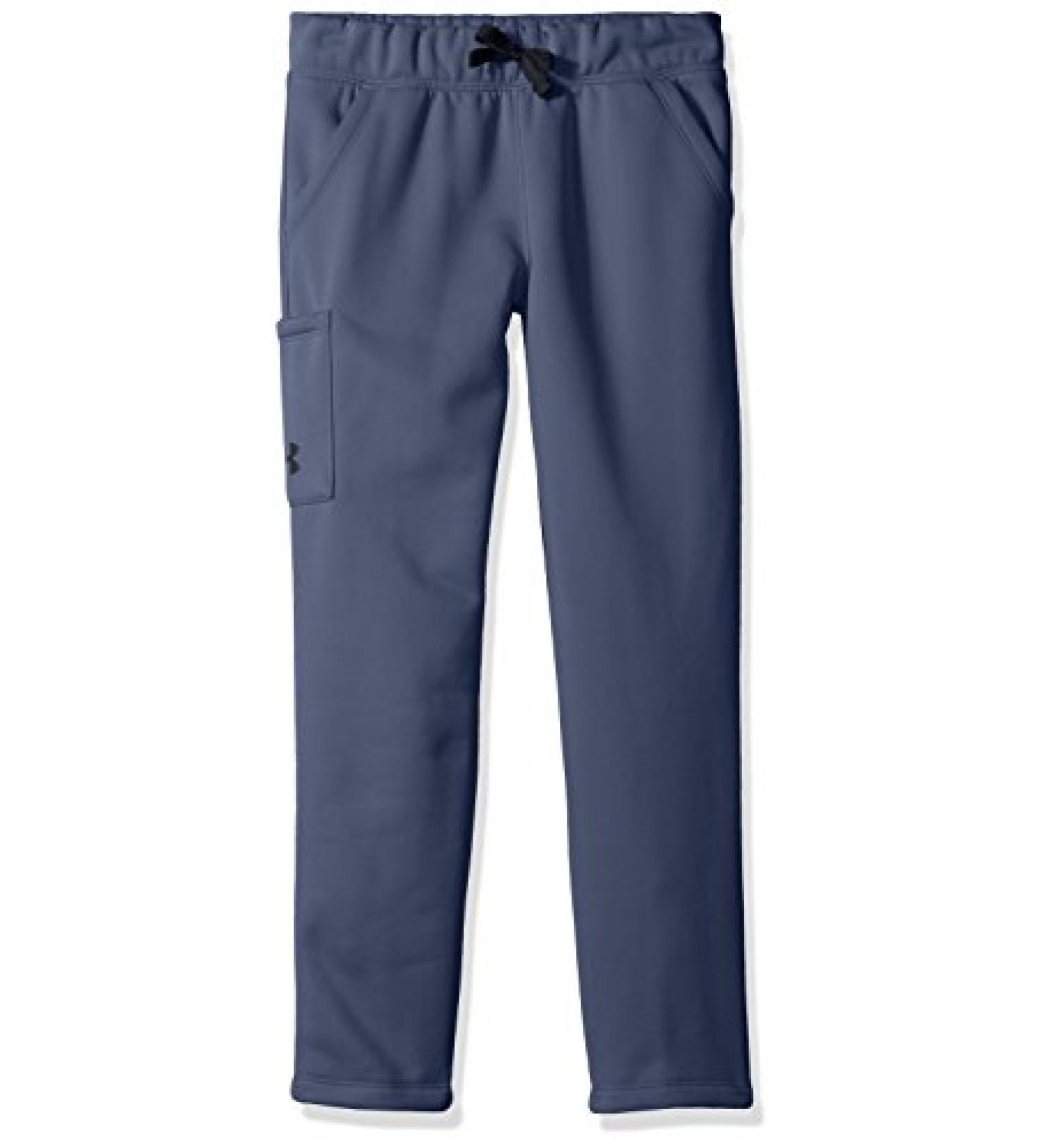 Under Armour Girls Fleece Pant X-Small Apollo Gray (962)/Black