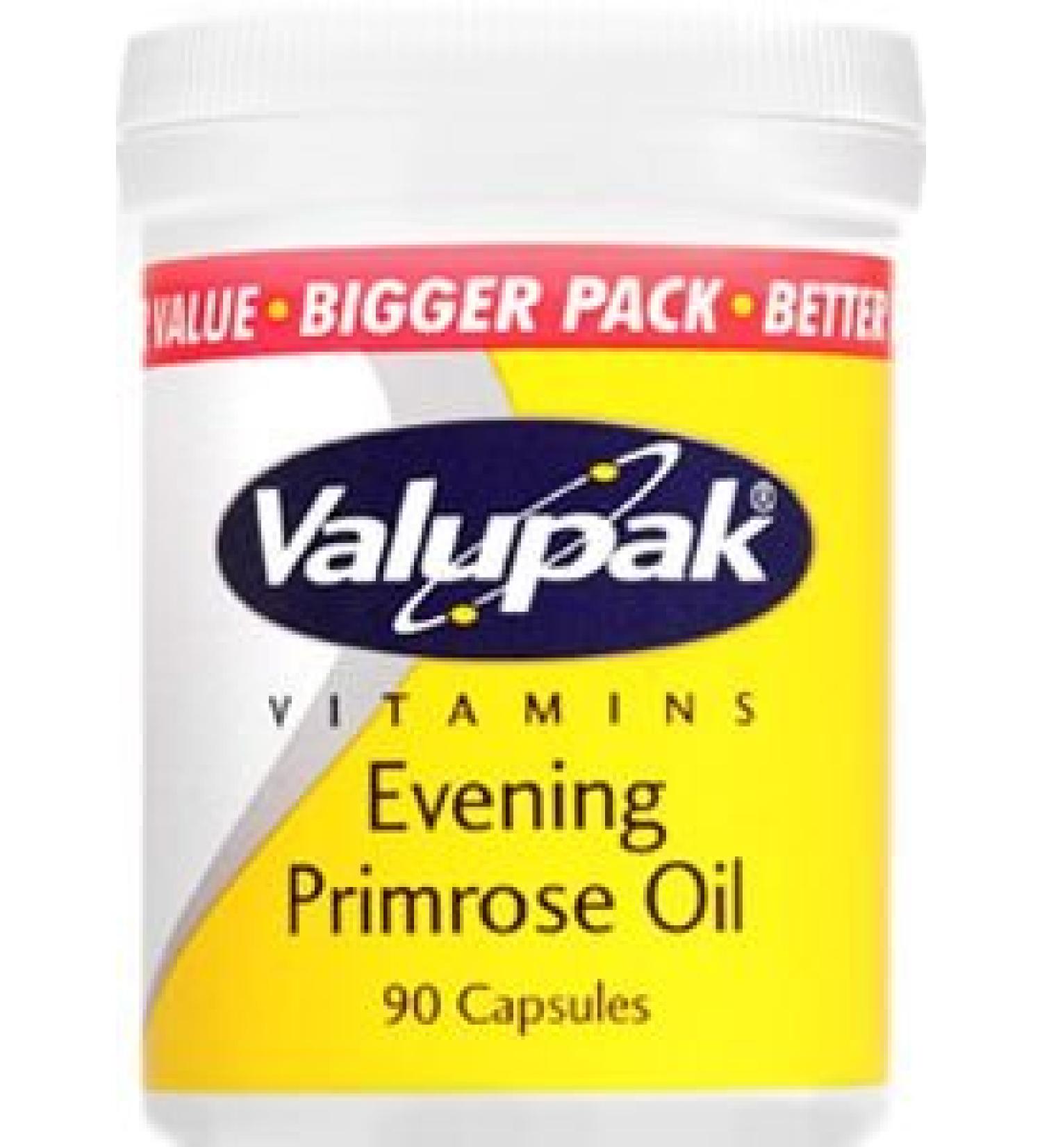 Valupak Evening Primrose Oil 500mg 90