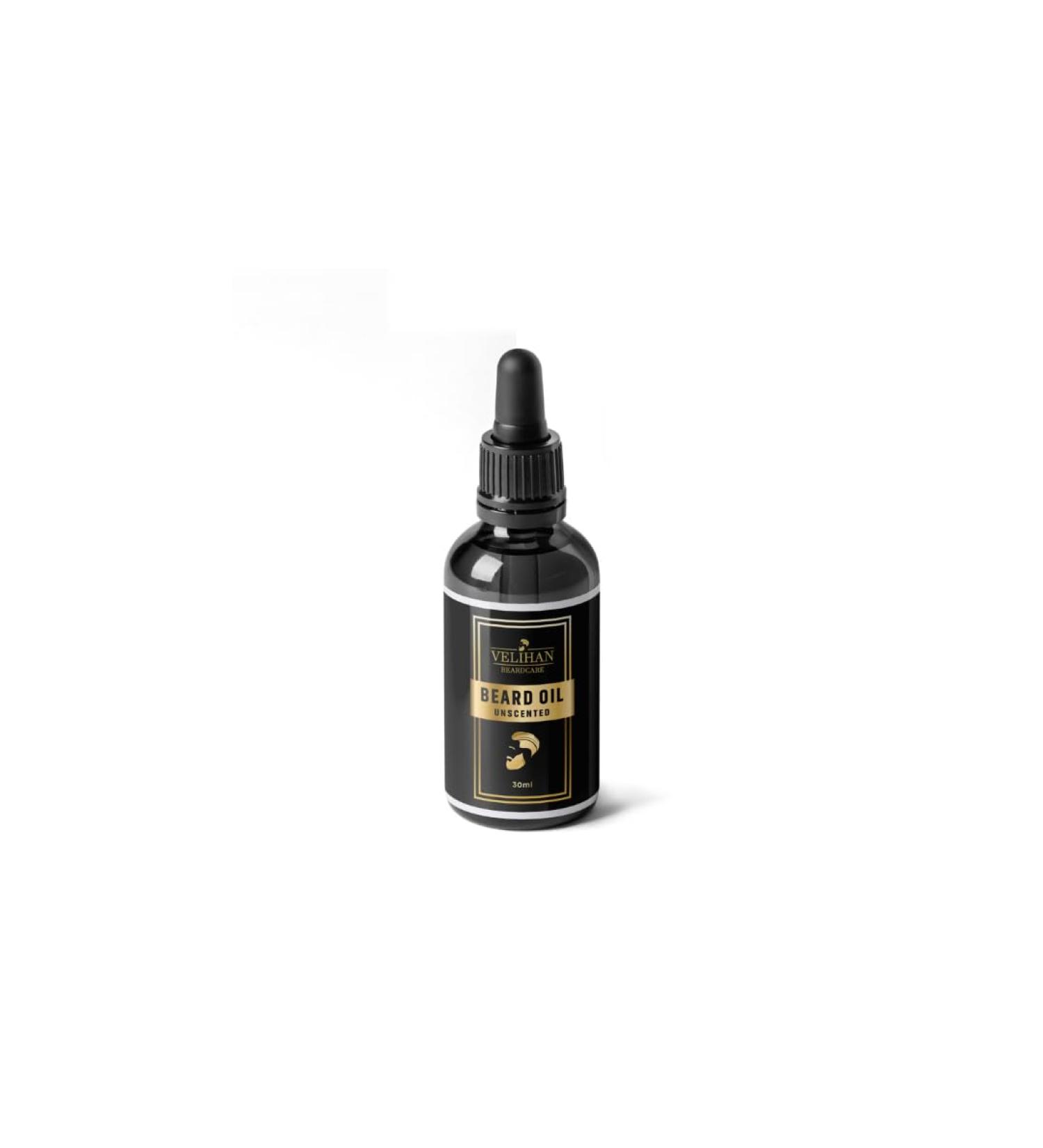  Velihan Beardcare Beard Oil - 30ml - Test Bottle - Beard Care - Short Beard Oil - Long Beard - Beard Fragrance (Unscented (odorless) - Buy Online on GoSupps.com