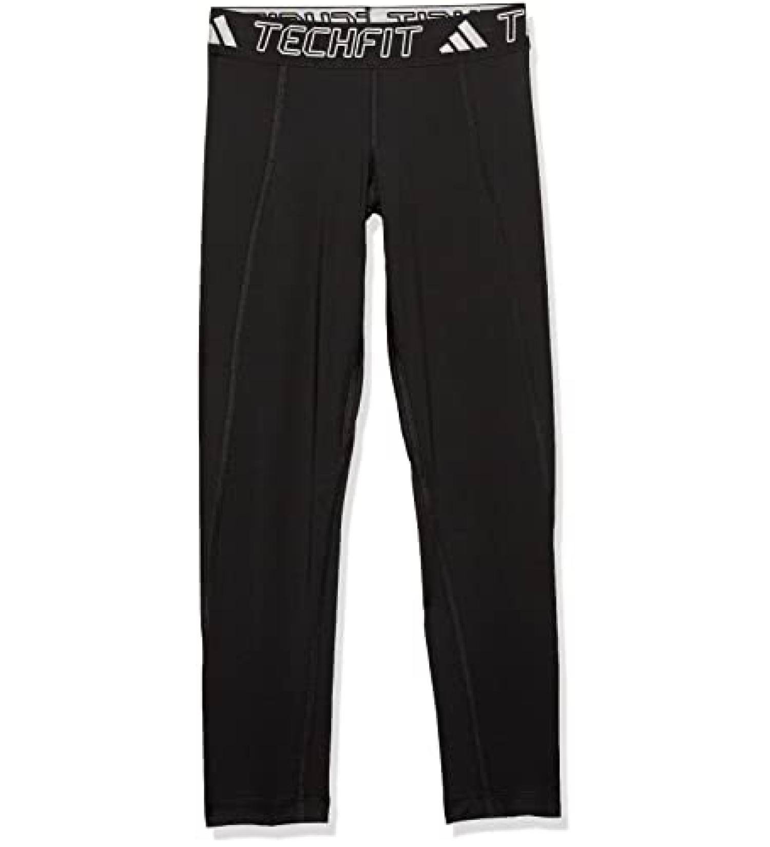 adidas Boys' Aeroready Techfit Compression Pants Tights - Small Black - Buy Online on GoSupps.com