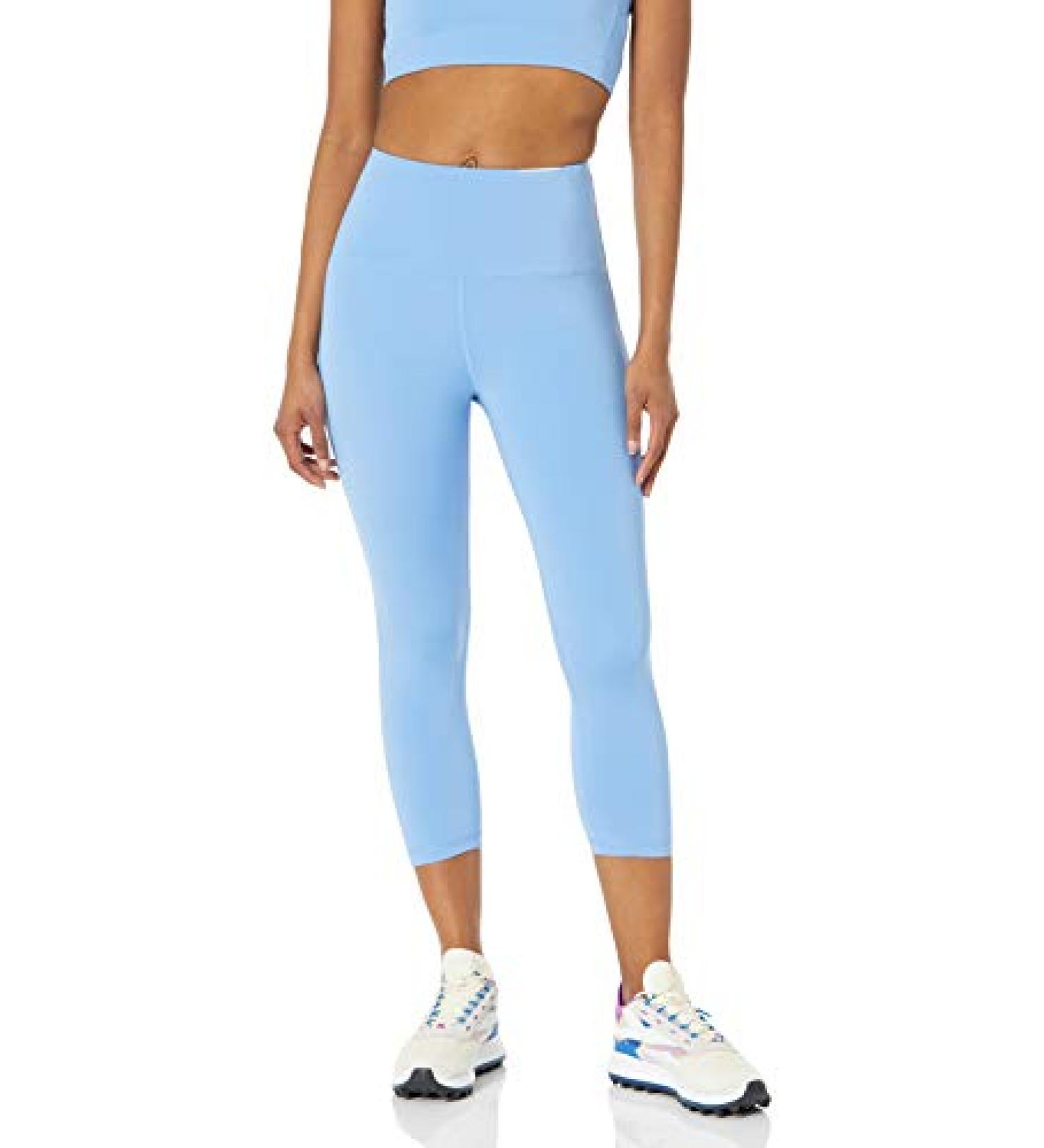 Amazon Essentials Women's High Rise Capri Legging - Large, French Blue | Active Sculpt for Comfort and Style - Buy Online on GoSupps.com