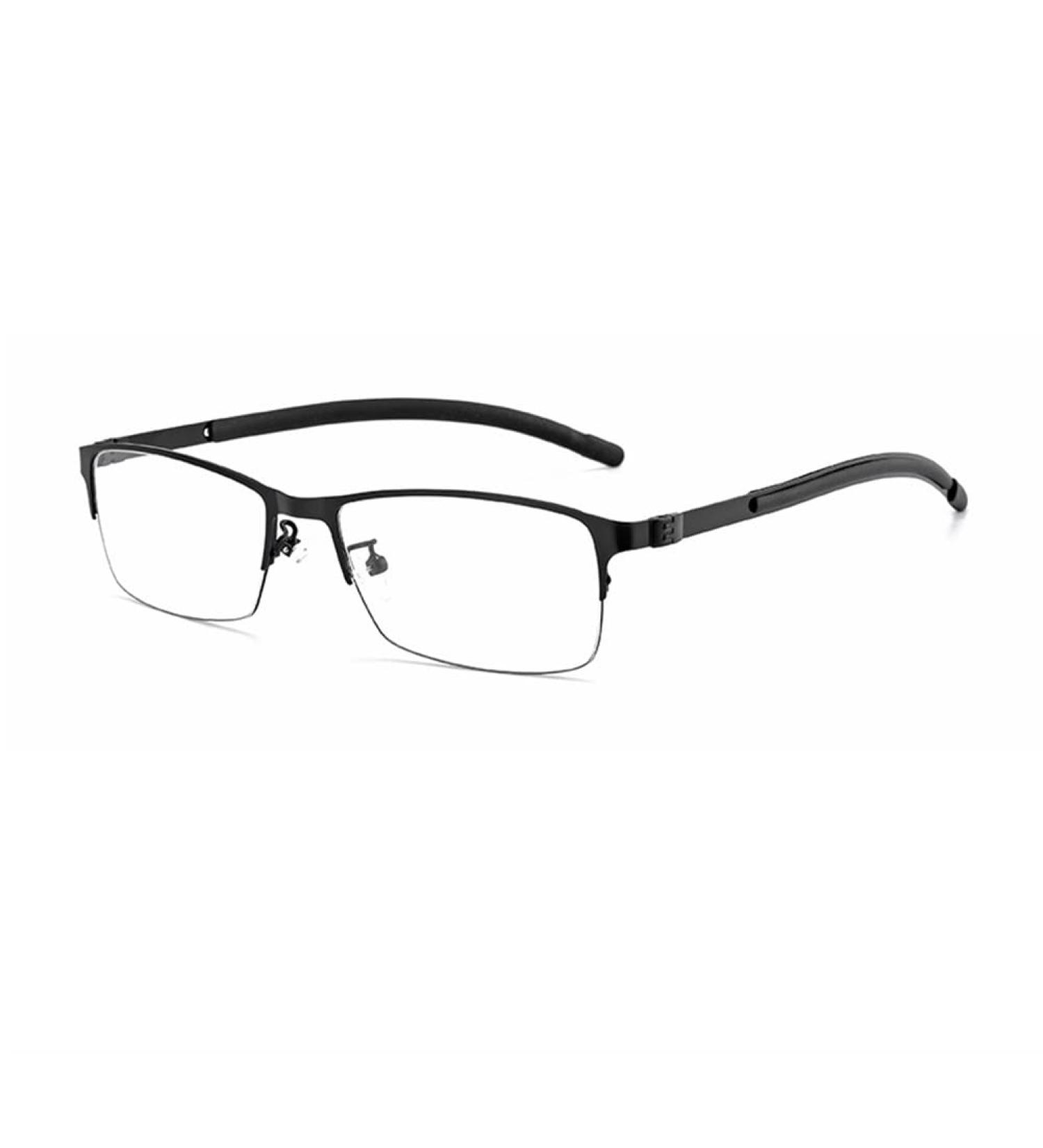 Shop Riccie Photochrome Presbyopia Glasses for Men - Metal Neck Frame Aspherical Resin Diopter +0.25 to +3.0 - International Shipping Available - Buy Online on GoSupps.com