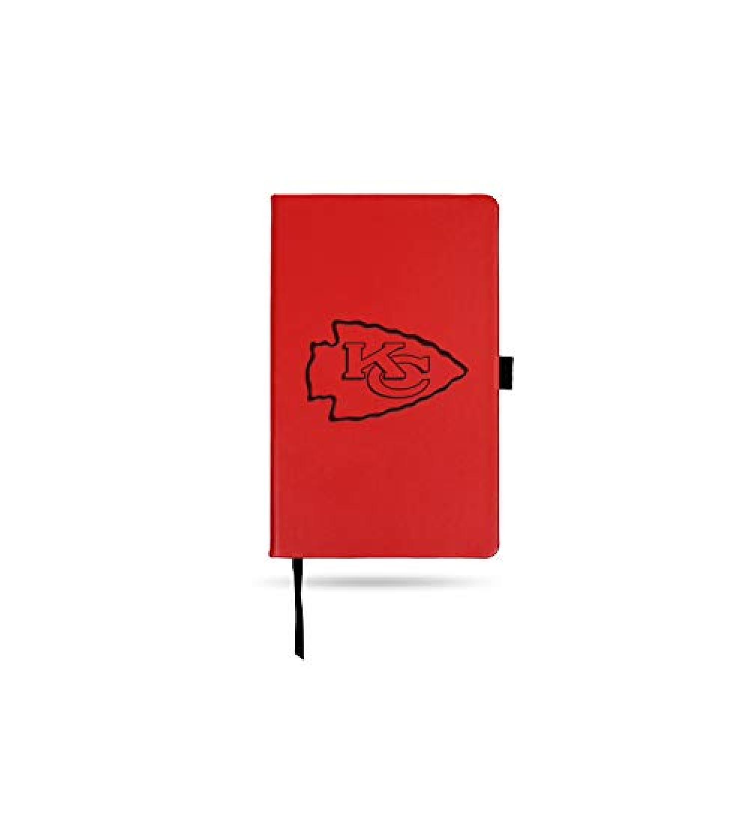 NFL Kansas City Chiefs Laser-Engraved Color Notepad - Officially Licensed 5.25 x 8.25-inches - Buy Online on GoSupps.com
