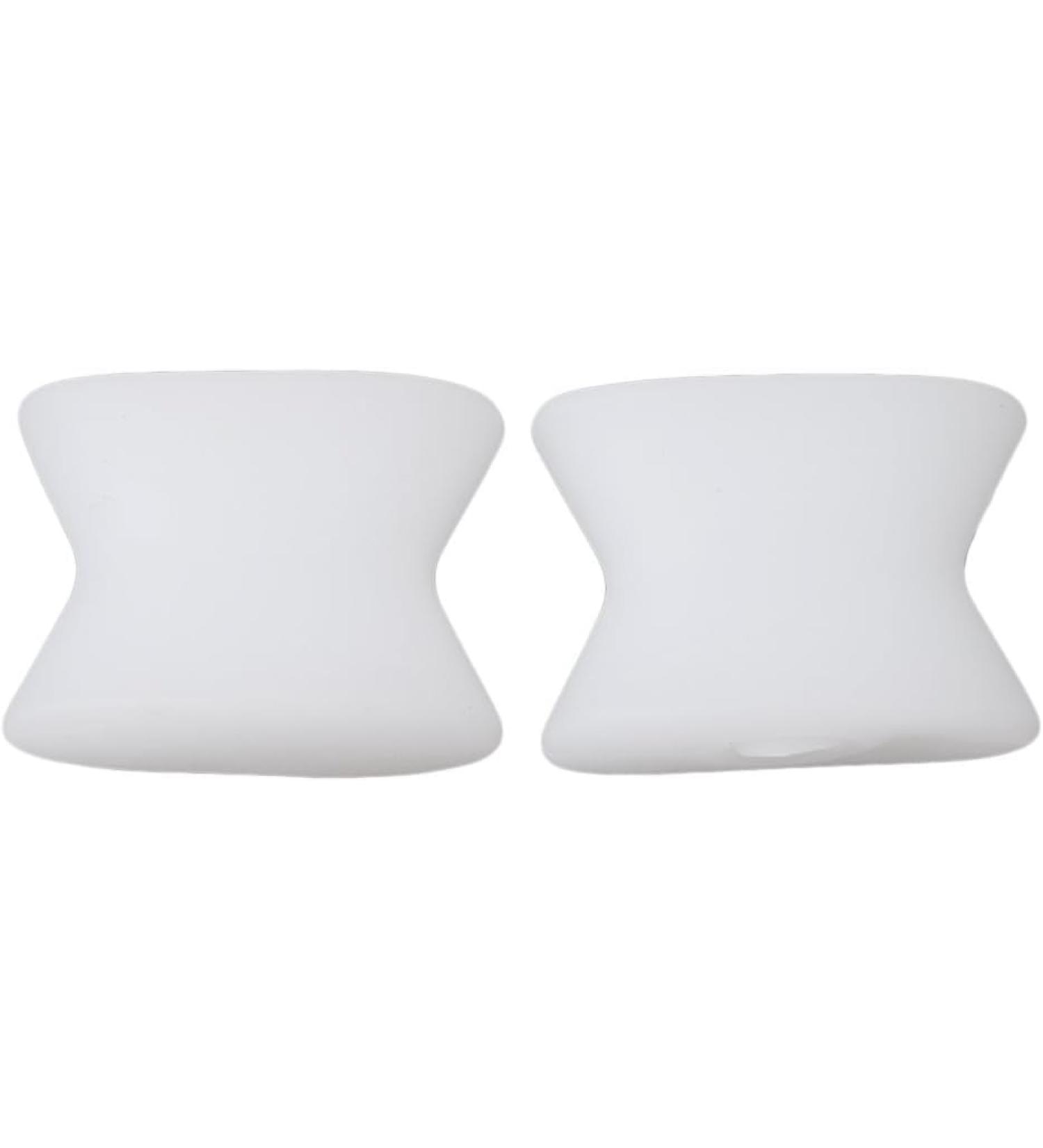White Toe Separators for Bunion Relief - Silicone Toe Spacers for Overlapping Toes & Foot Health | International Shipping Available - Buy Online on GoSupps.com