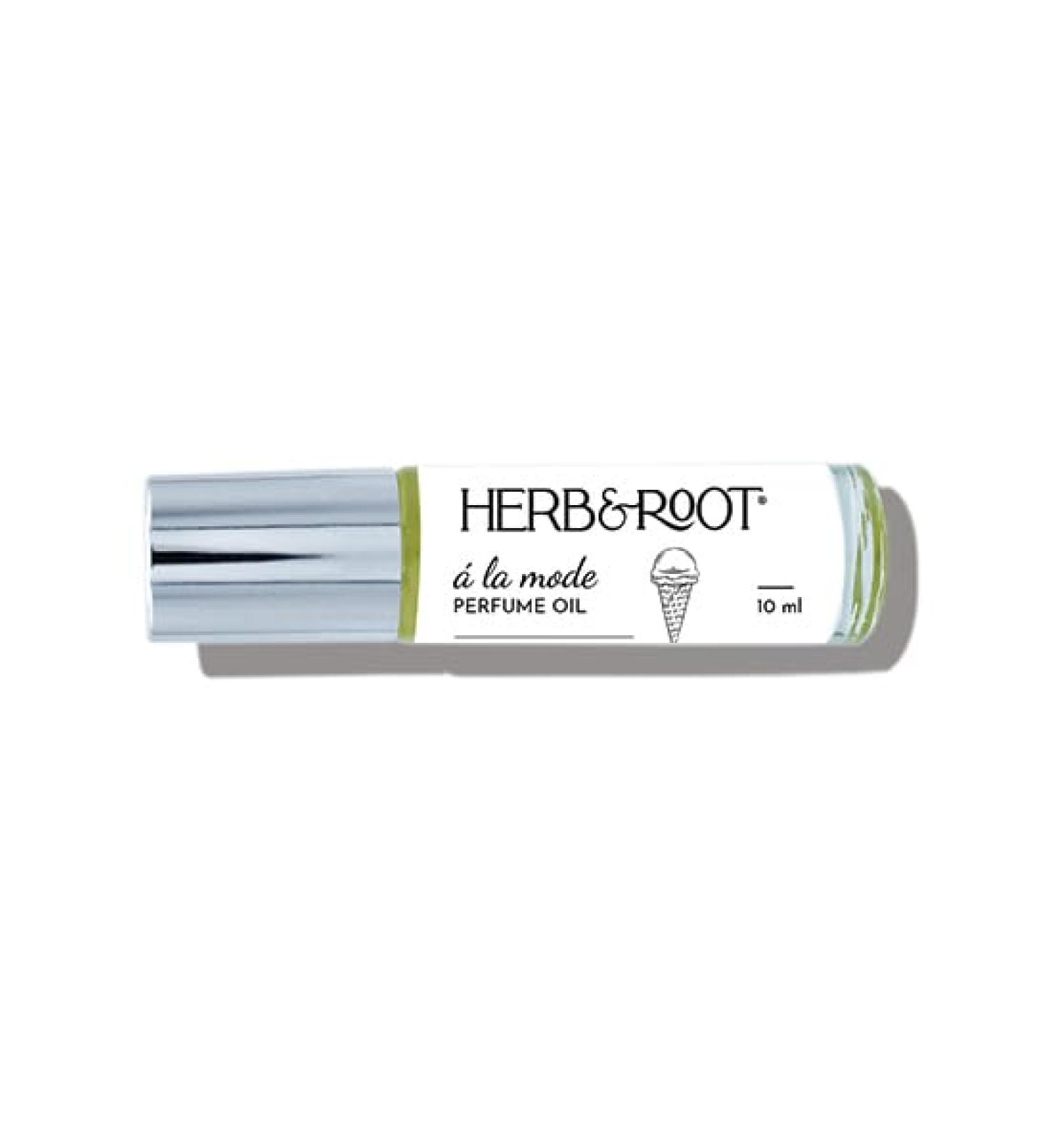 Herb & Root A La Mode Perfume Oil | Notes of Pistachio Vanilla Sea Salt Caramel | Gourmand Fragrance| Vegan Phthalate Free Cruelty Free Long-Lasting - Buy Online on GoSupps.com
