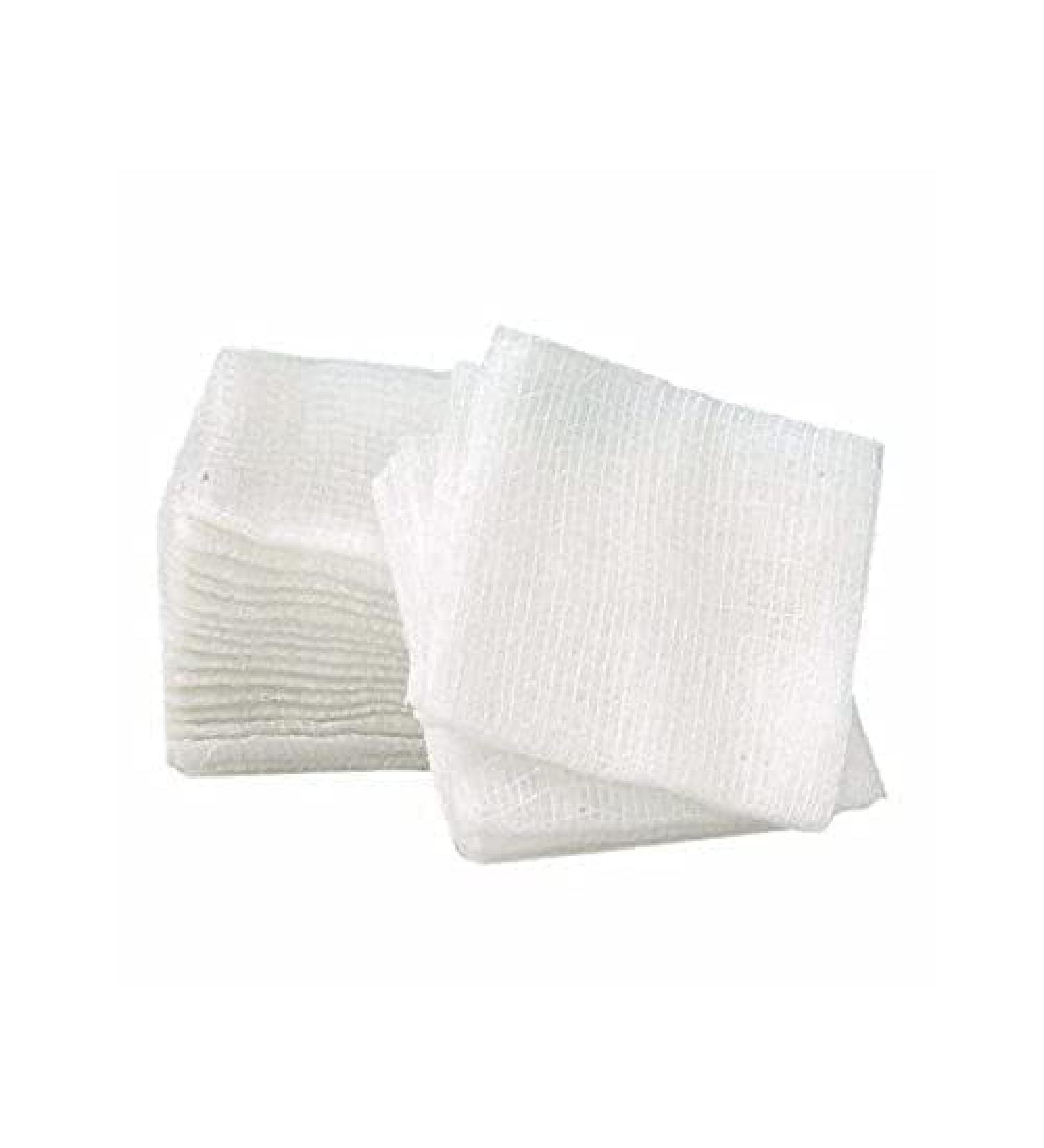 Sterilied Gauze swabs Absorbency Within 2 sec 10cm x 10cm x 8ply Pouch