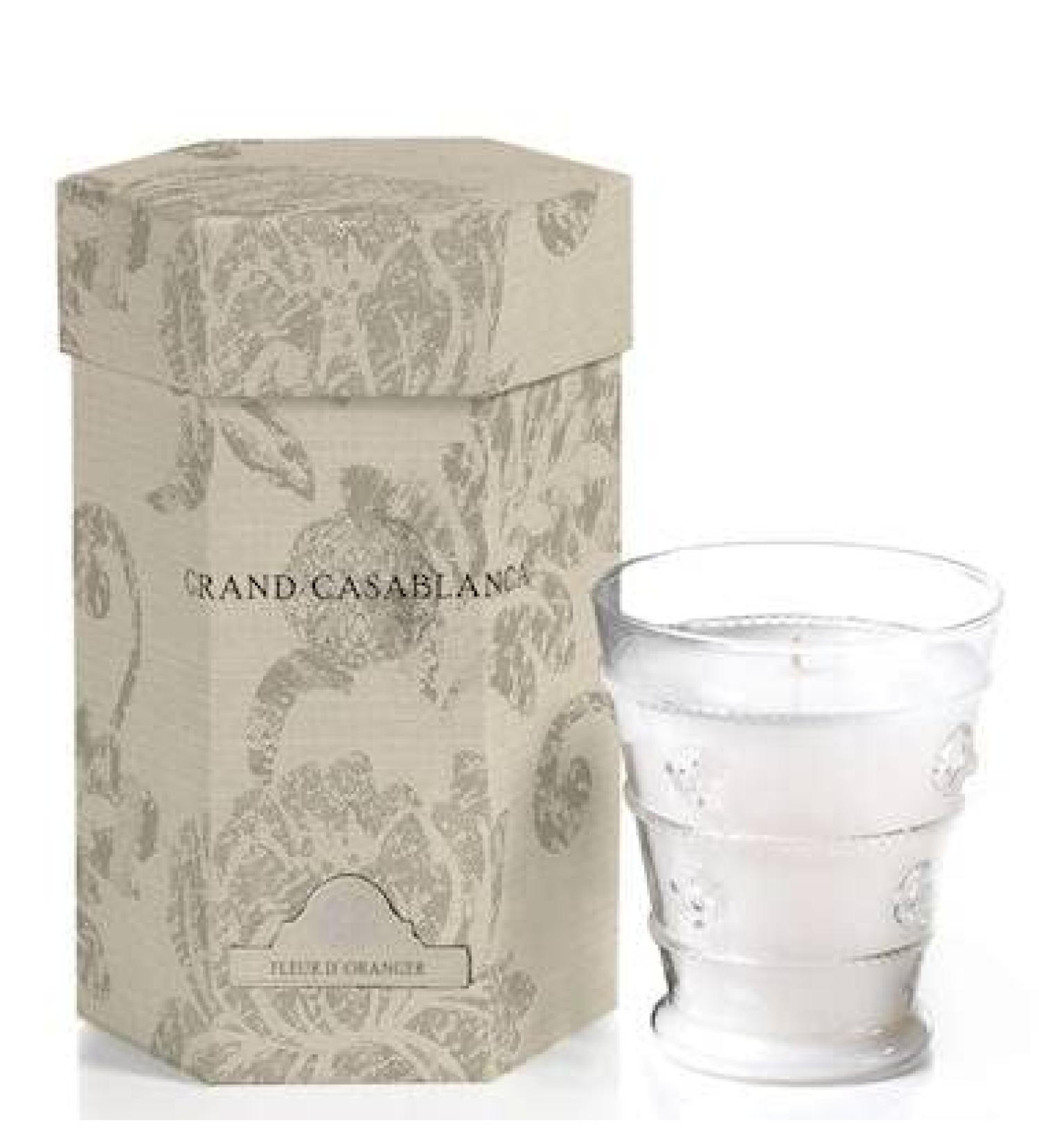 Fleur D ORANGER Grand Casablanca Jar Candle by Zodax