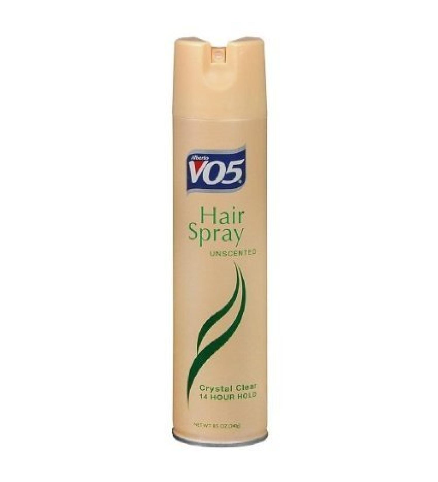 Alberto VO5 Crystal Clear Hair Spray Unscented 8.5 oz (Pack of 3)
