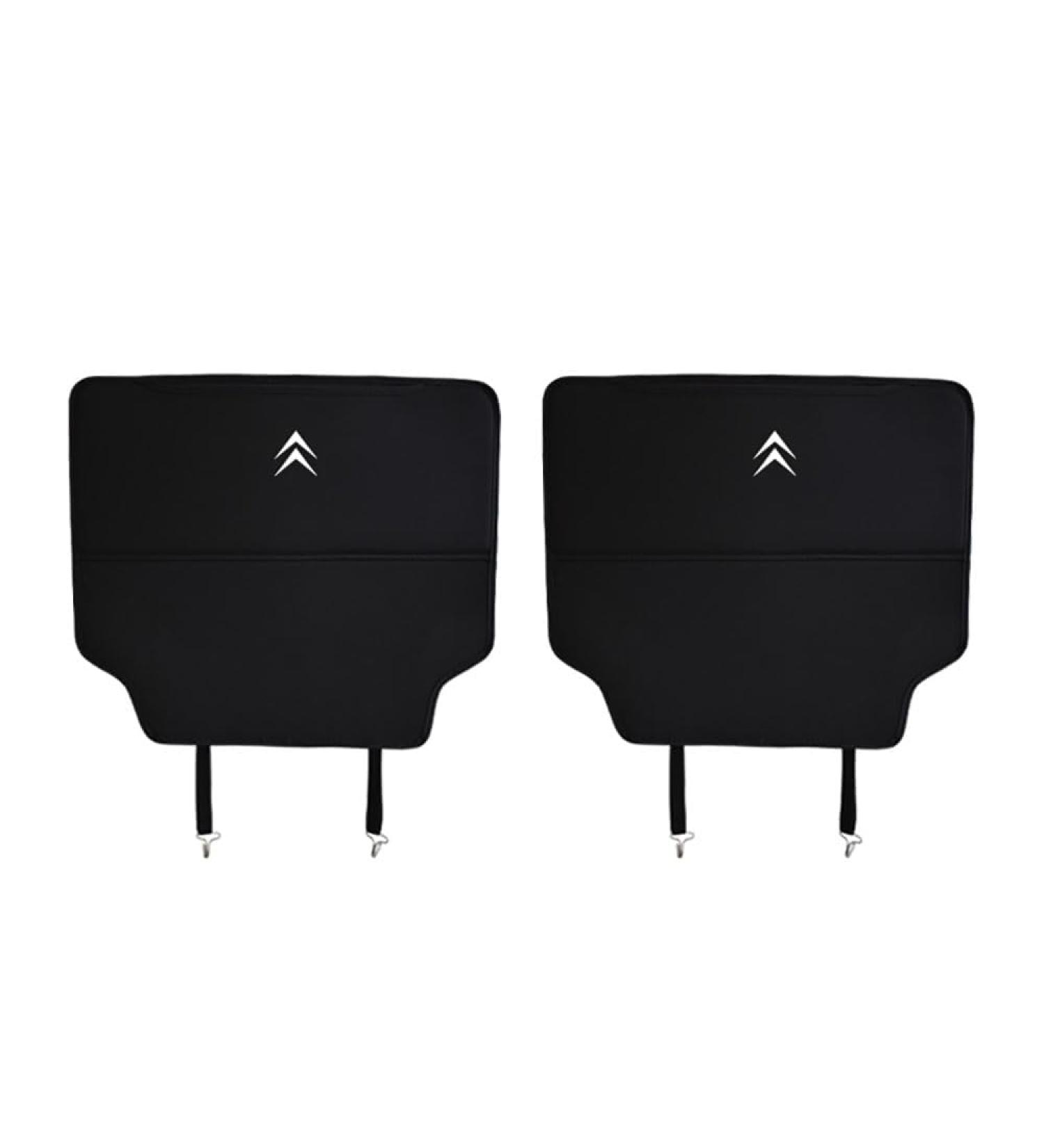 BEROZA 2Pcs Car Seat Back Anti Kick Pad for Citroen C5 Aircross 2017-2022 | Washable PU Leather Protector for Interior Seat Cover - Buy Online on GoSupps.com