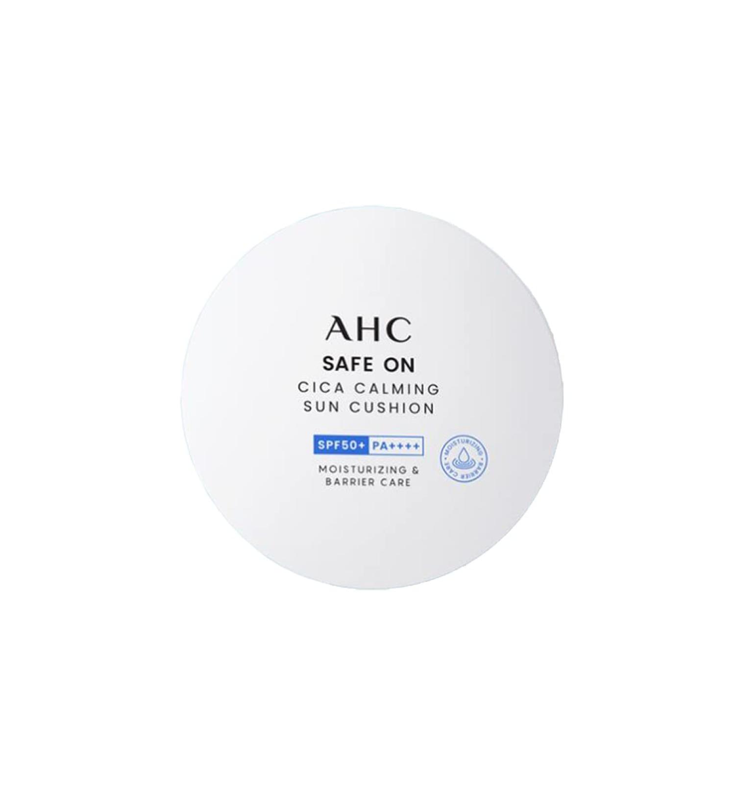 AHC Safe On CICA Calming Sun Cushion SPF 50+ PA++++ 25g - Moisturizing & Barrier Care - Buy Online on GoSupps.com