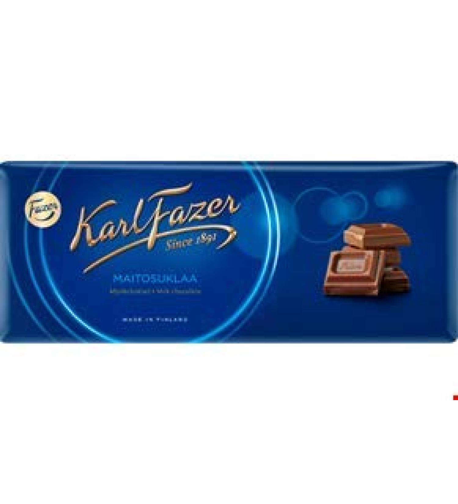 Fazer Milk Chocolate bars 200g (SET OF EIGHT)