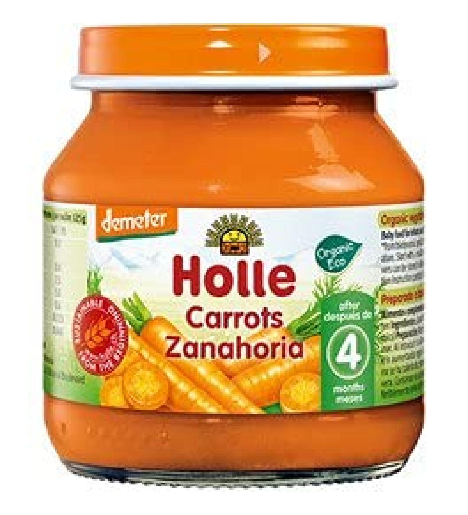 HOLLE POTIT Carrot + 4 months 125 g not applicable