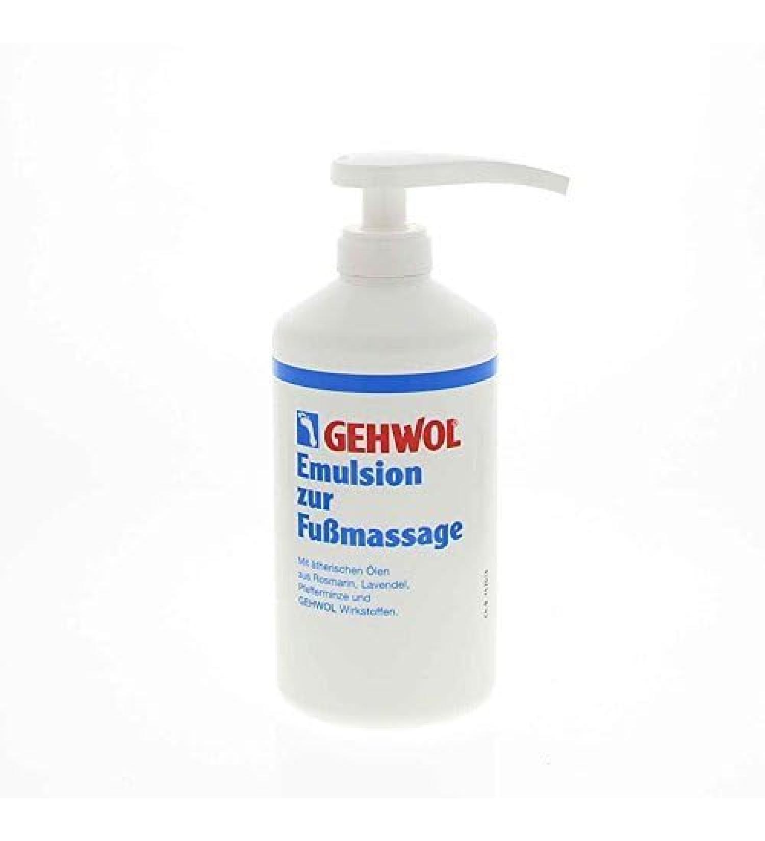 GEHWOL emulsion for foot massage foot care lotion athlete's foot protection 500 ml with dispenser 500 ml (1 pack)
