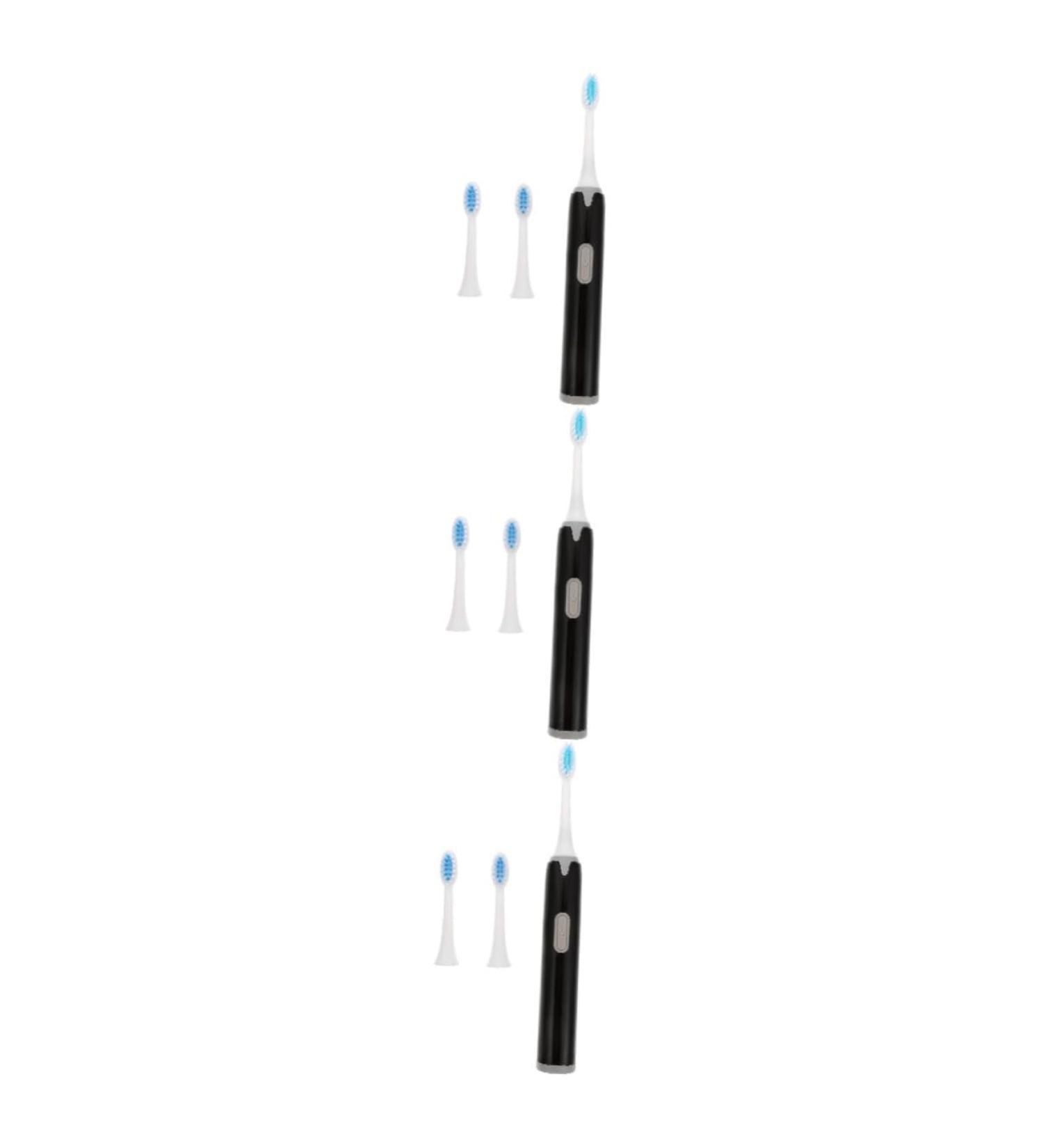 Mobestech 3 Pcs Electric Toothbrush Set - Automatic Power Toothbrush for Adults | Durable Battery & Superior Cleaning - Buy Online on GoSupps.com