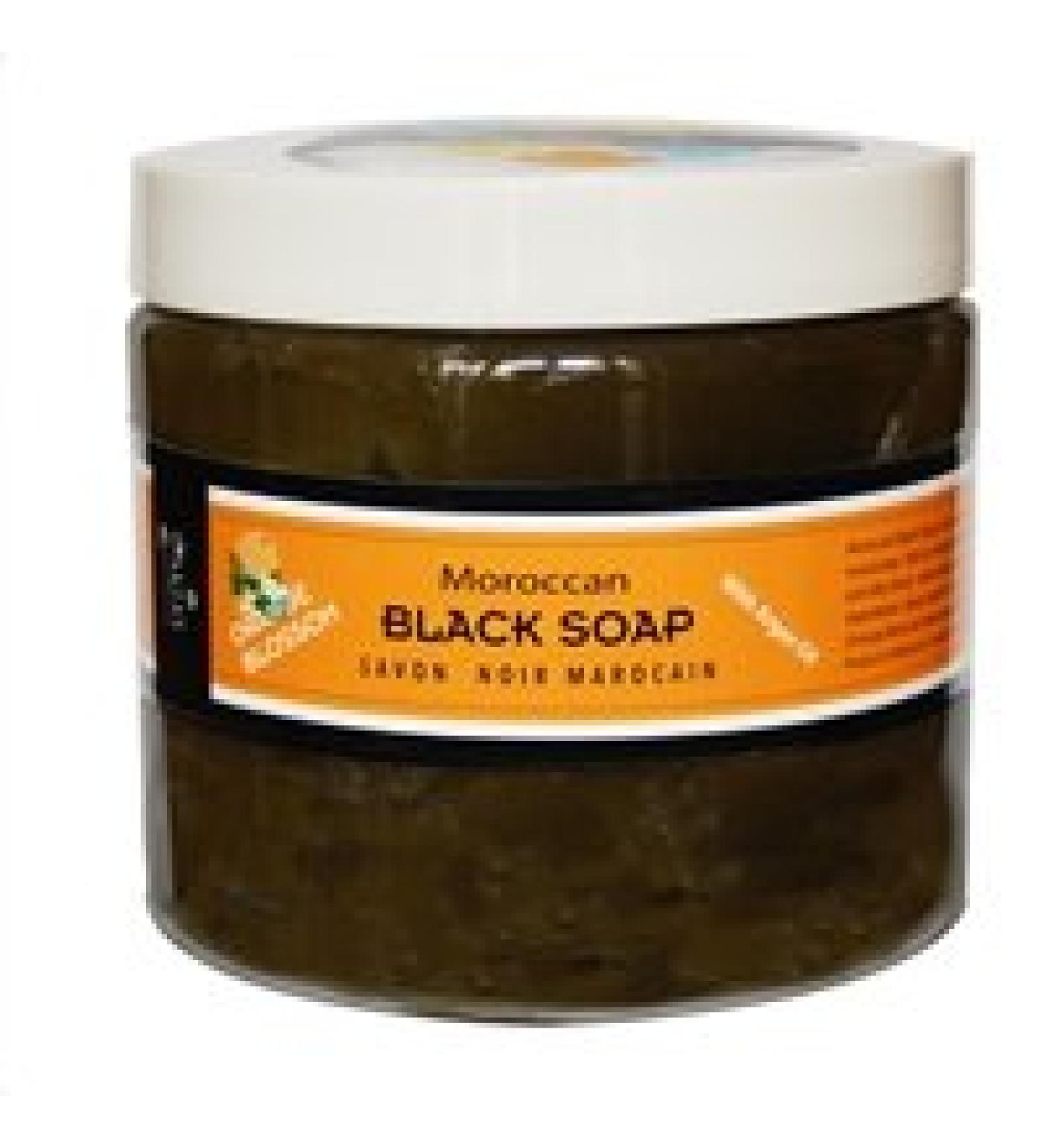 Zakia's Morocco Moroccan Black Soap - Orange Blossom -16 oz value size