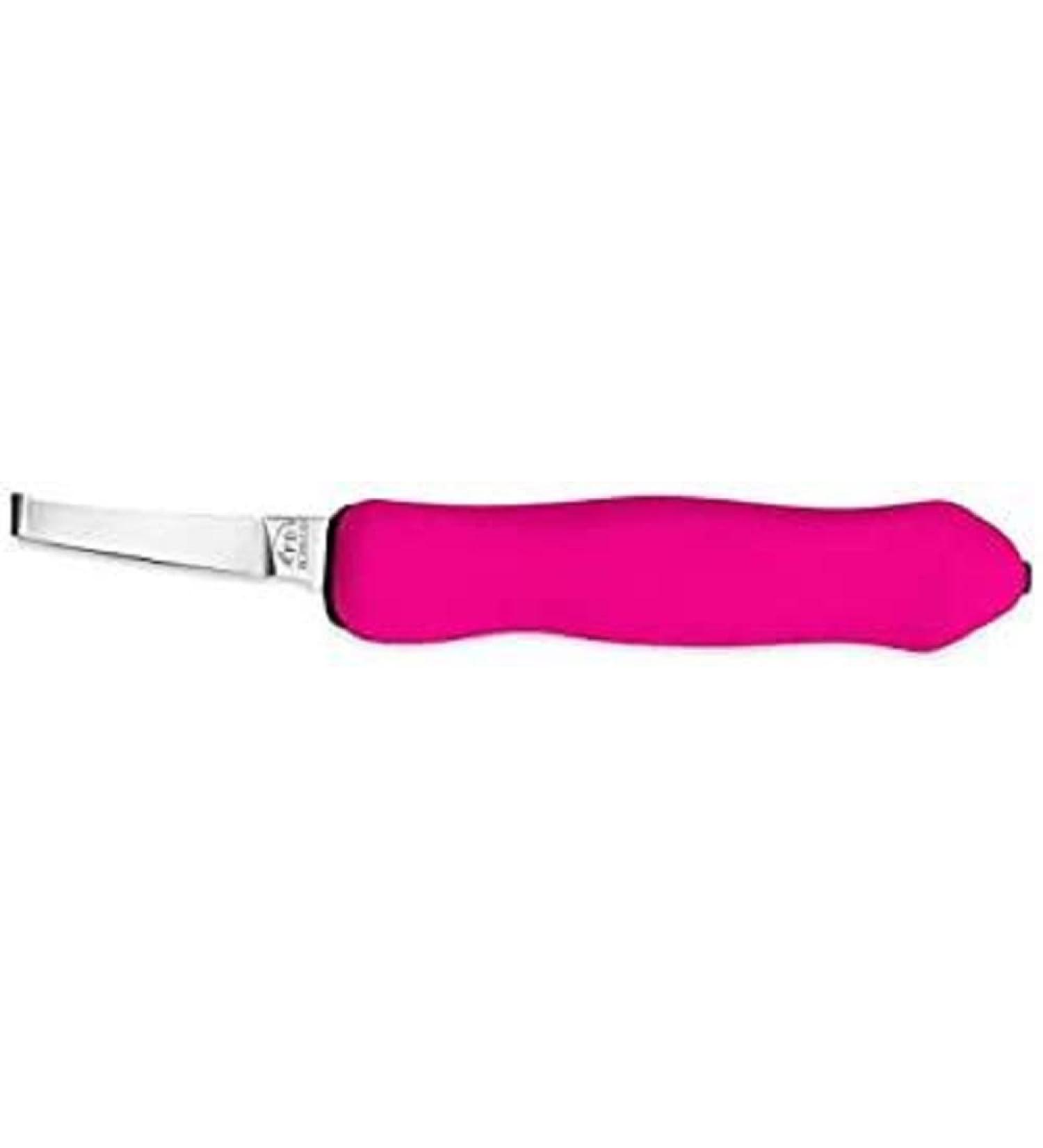 F.DICK claw knife hoof knife Expert-Grip 2K 2487 (right-short extra sharp scalpel connection 2K plastic handle pink) 62487500-76 Pink blade on the left