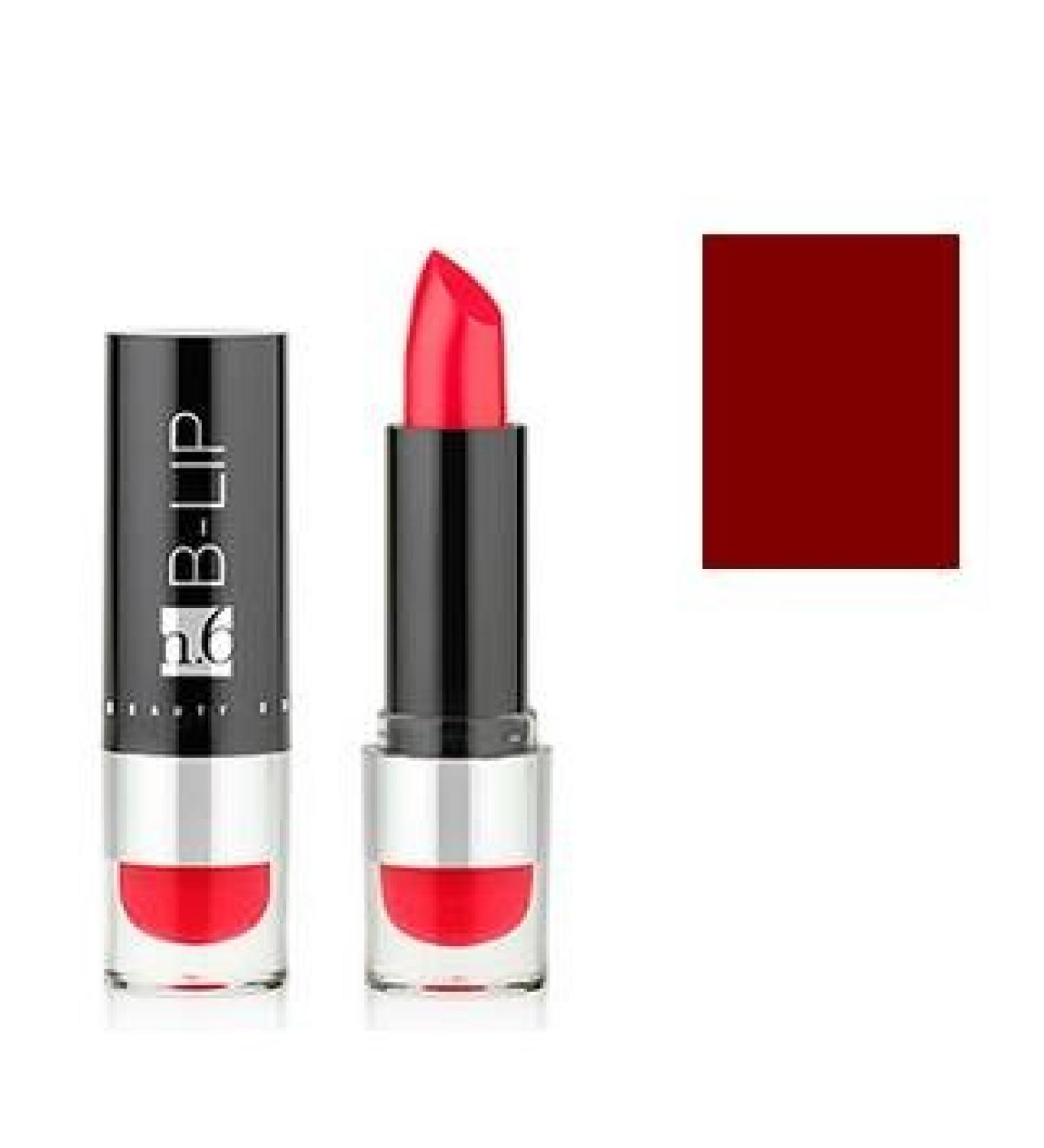 Beauty Experience N 6 B-Lip Moisturizing Lipstick No. 12 Selection Top Color: Dark Red Posle Dip for Great Lips.Lipstick Lipstick