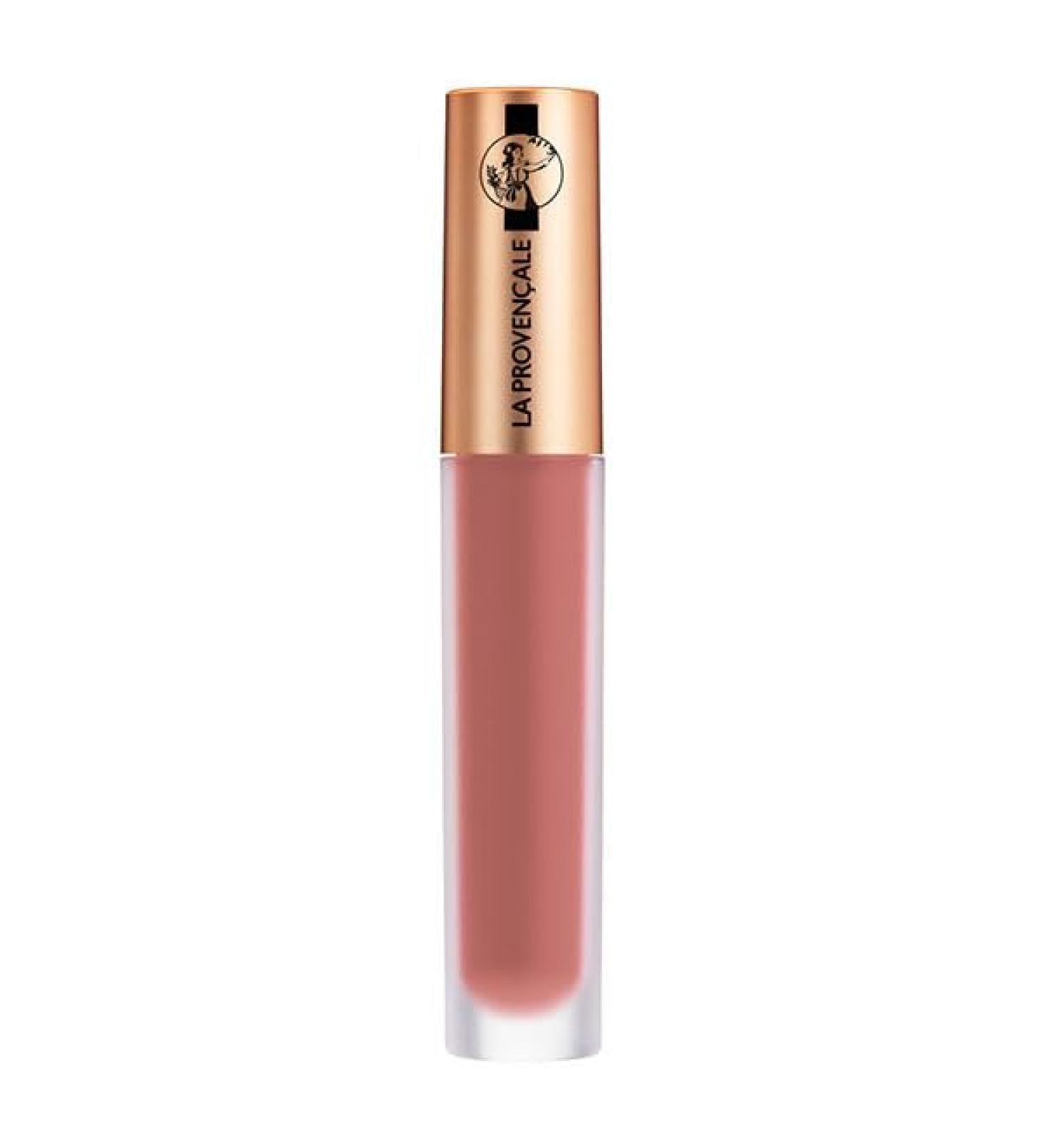 La Proven ale La Proven ale Matte Red Ochre 100% Natural Ingredients Enriched with Care Oil for Intense Lips with a Velvety Matte Finish - Shade : Rose Gignac (113)