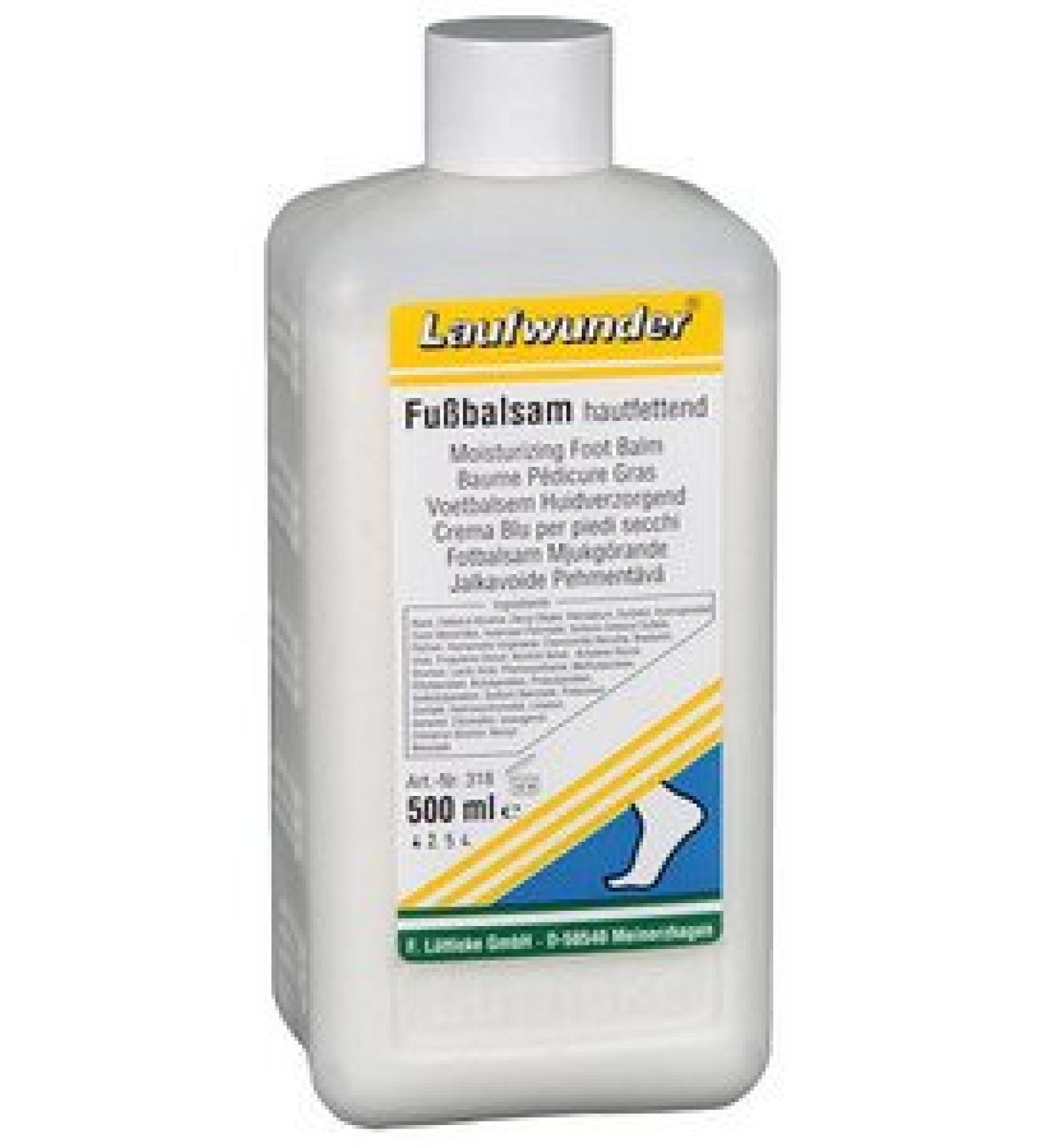 Laufwunder foot balm skin-moisturizing foot cream 1000 ml 1 l (1 pack)