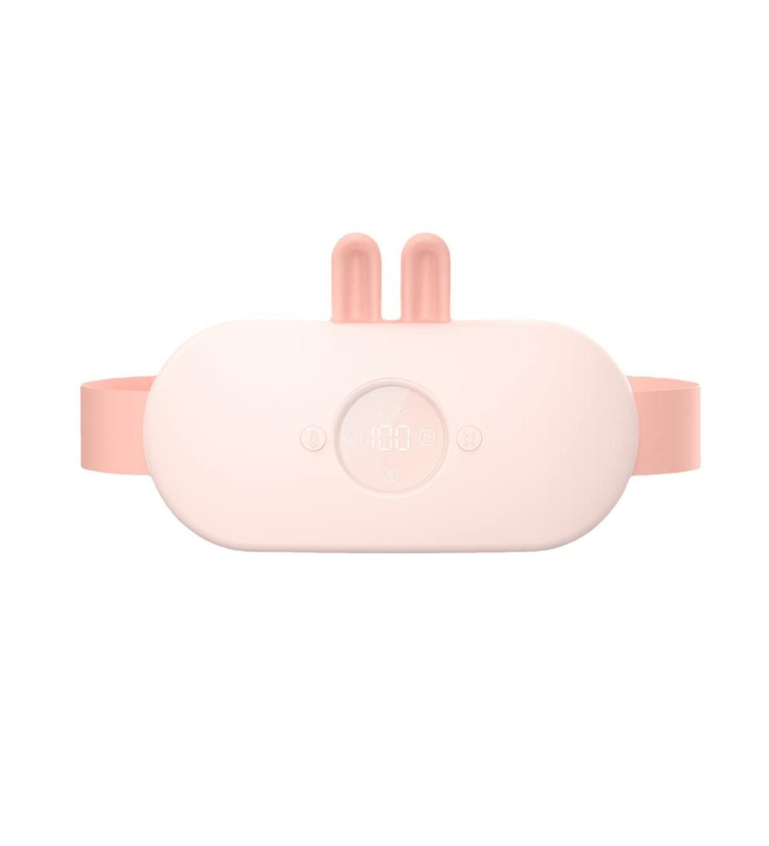 Qwertfeet Pink Heating Belt for Menstrual Pain Relief | Uterus Warmth & Heated Massage | International Shipping - Buy Online on GoSupps.com