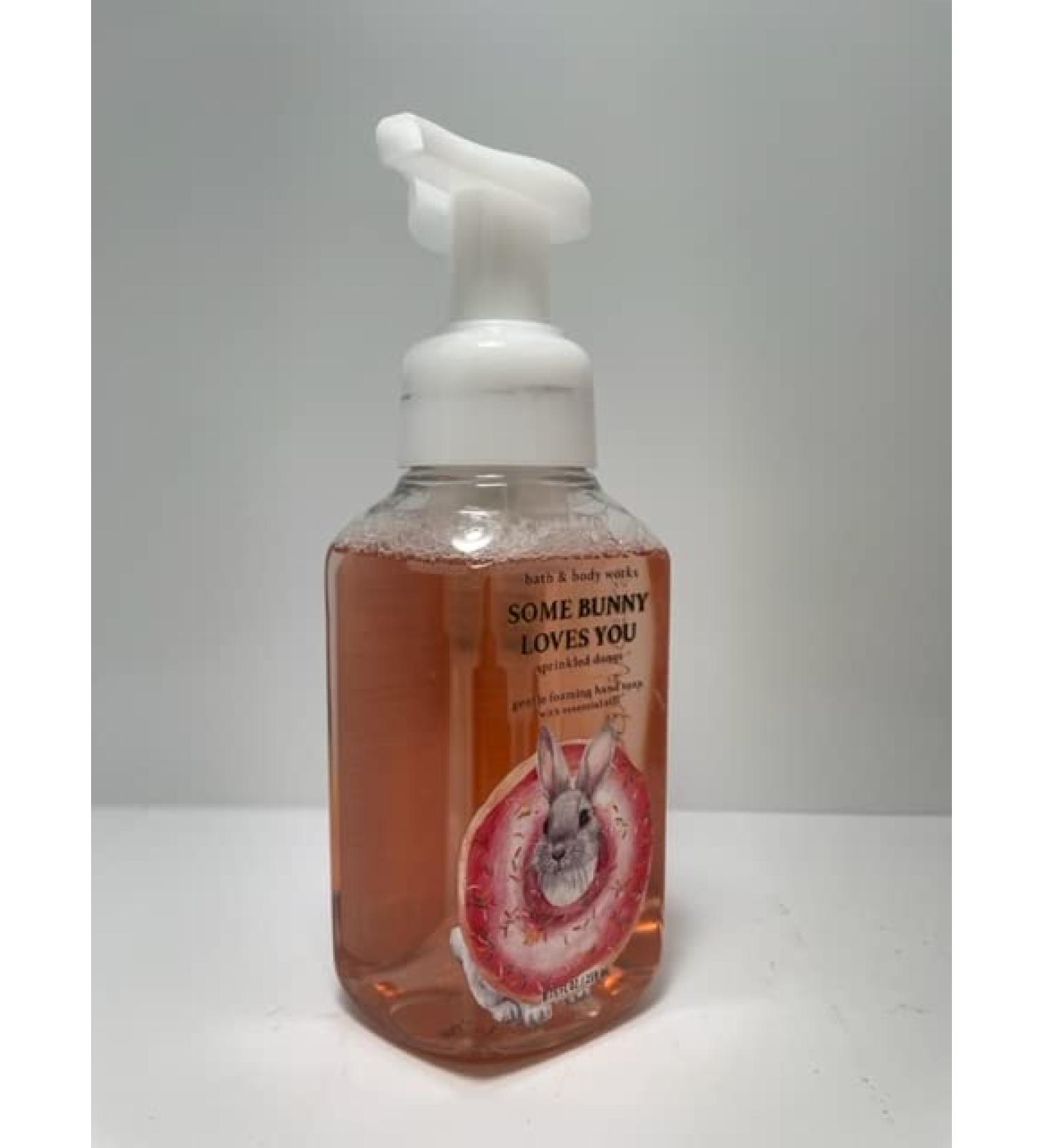 White Barn Bath and Body Works Sprinkled Donut Gentle Foaming Hand Soap 8.75 Ounce Some Bunny Loves You Easter Bunny Label
