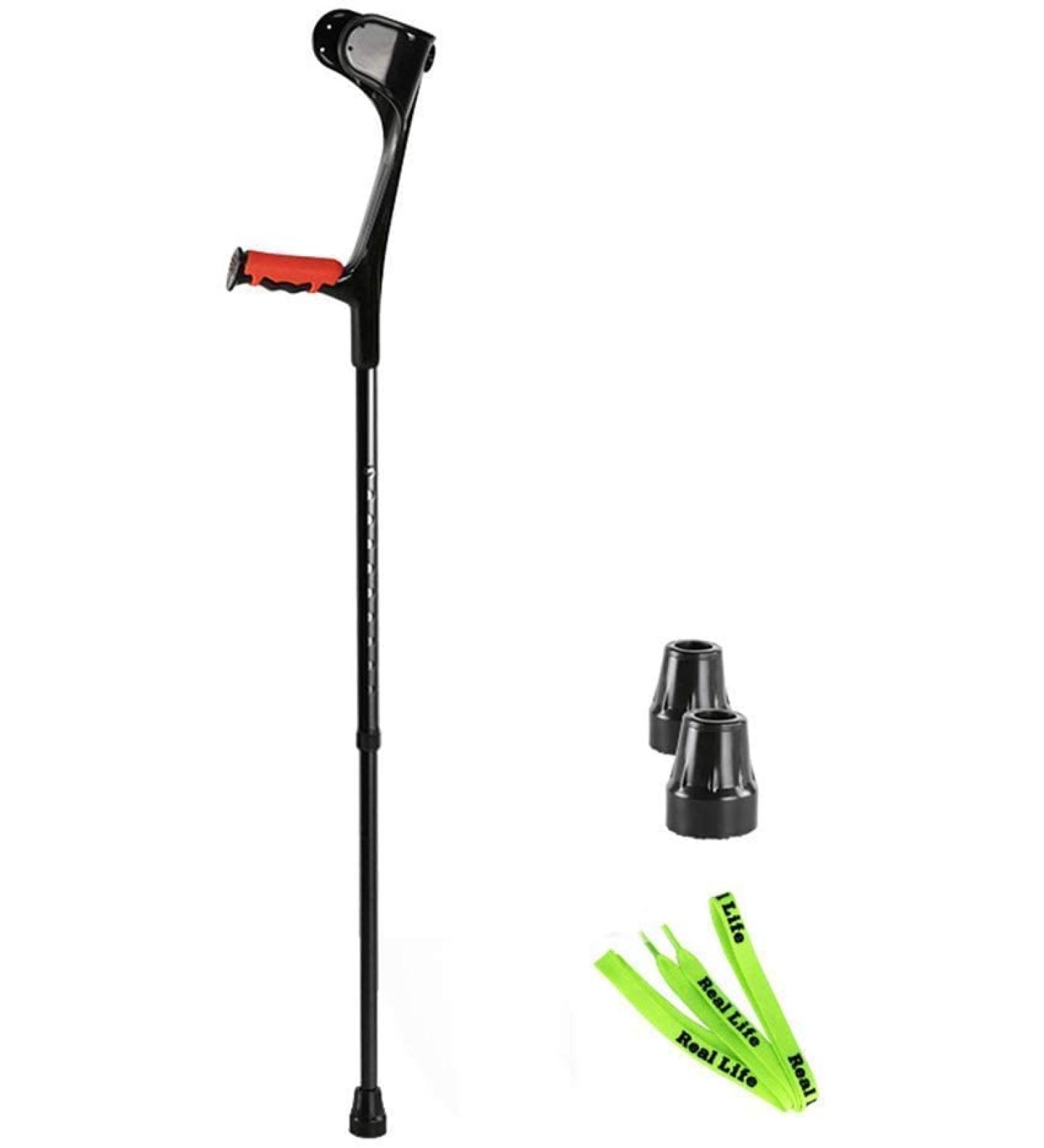 Forearm Crutches Adjustable Forearm Crutches - Lightweight Cuff Crutch - Adjustable Durable for Standard and Tall Adults - Comfortable on The Wrist - Replaceable Molded Prosperous - Buy Online on GoSupps.com