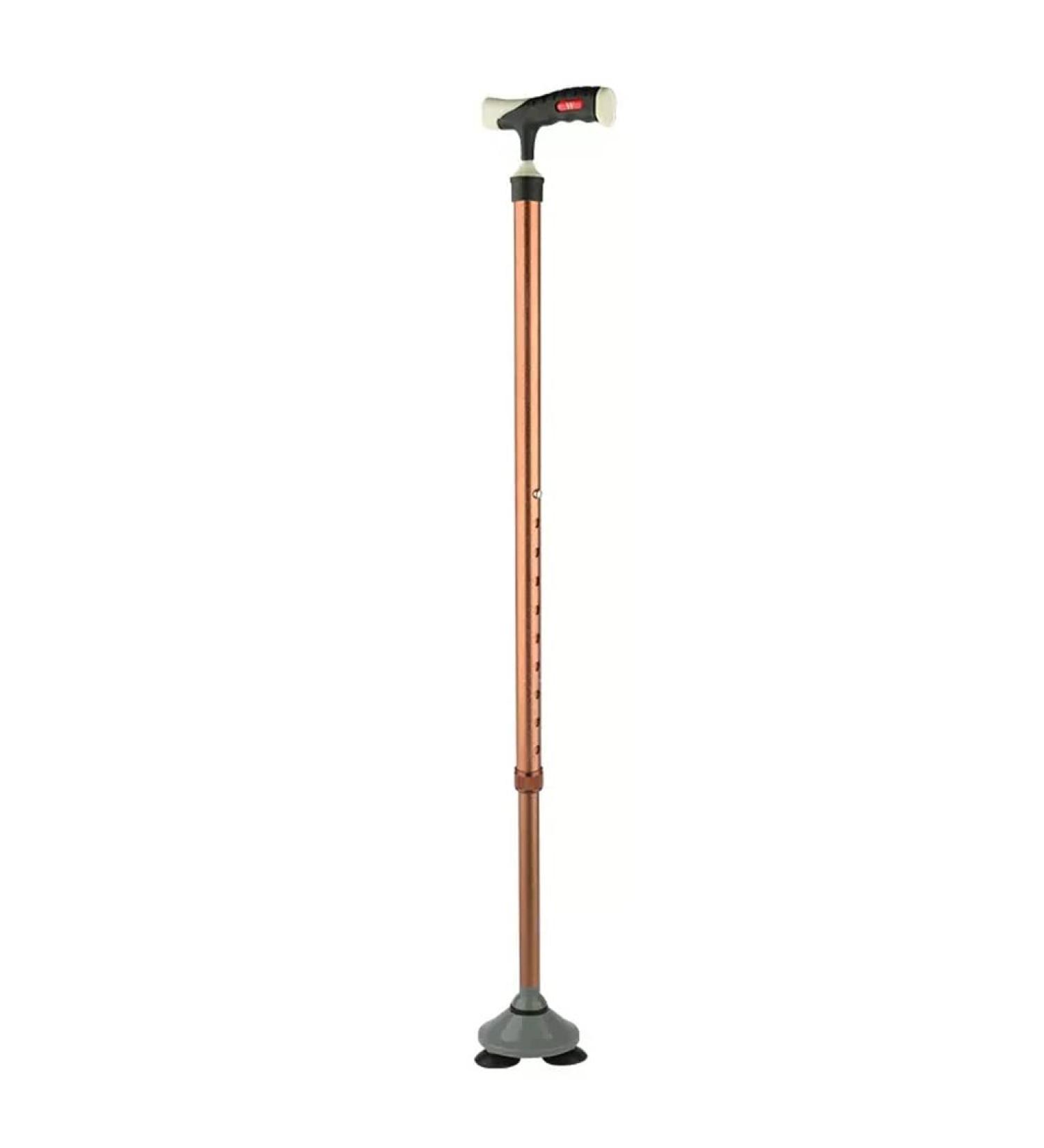 Crutches for The Elderly Non-slip Walking Sticks for The Elderly Four-legged Cane Lightweight Walking Aid Auxiliary crutch (Color : Silver Size : LED model) Yearn for Run forward Brown Ordinary model - Buy Online on GoSupps.com
