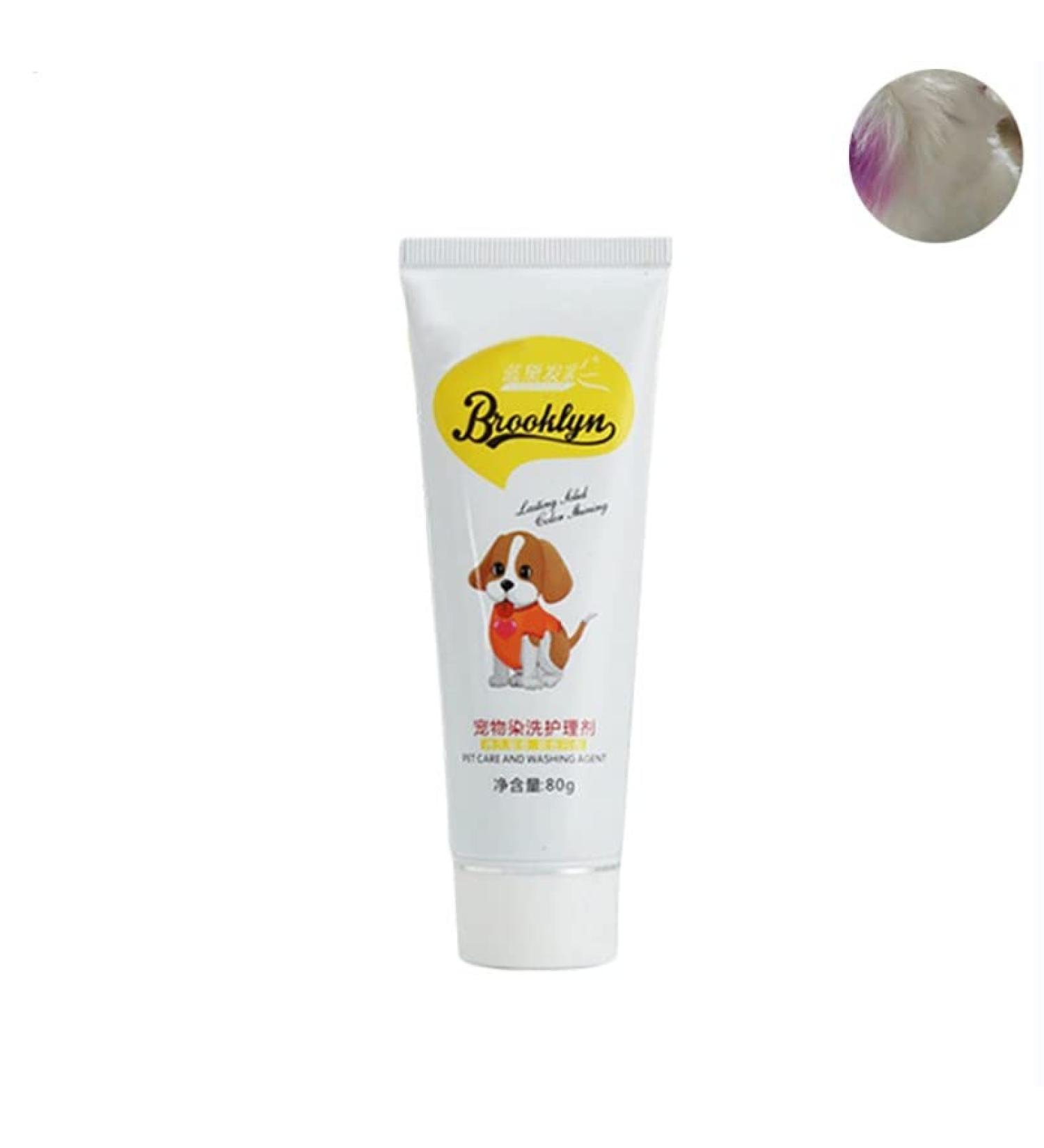 Tuelaly Lavender Hair Dye for Dogs & Cats - 80g Purple Pet Hair Color | International Shipping Available - Buy Online on GoSupps.com